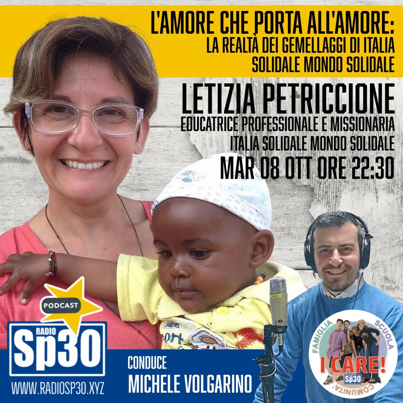 #ICARE - L'amore che porta all'Amore: la realtà dei gemellaggi di Italia Solidale Mondo Solidale - Letizia Petriccione episode artwork