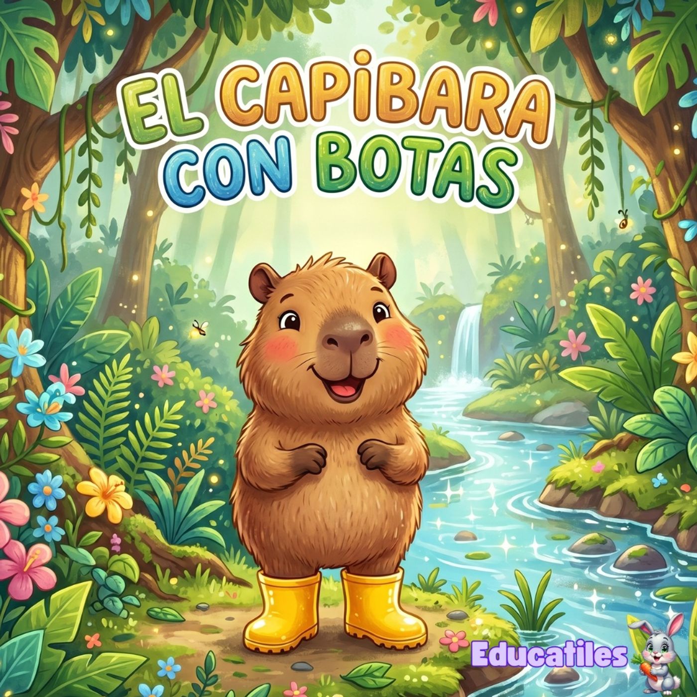 El capibara con botas amarillas en el bosque episode artwork