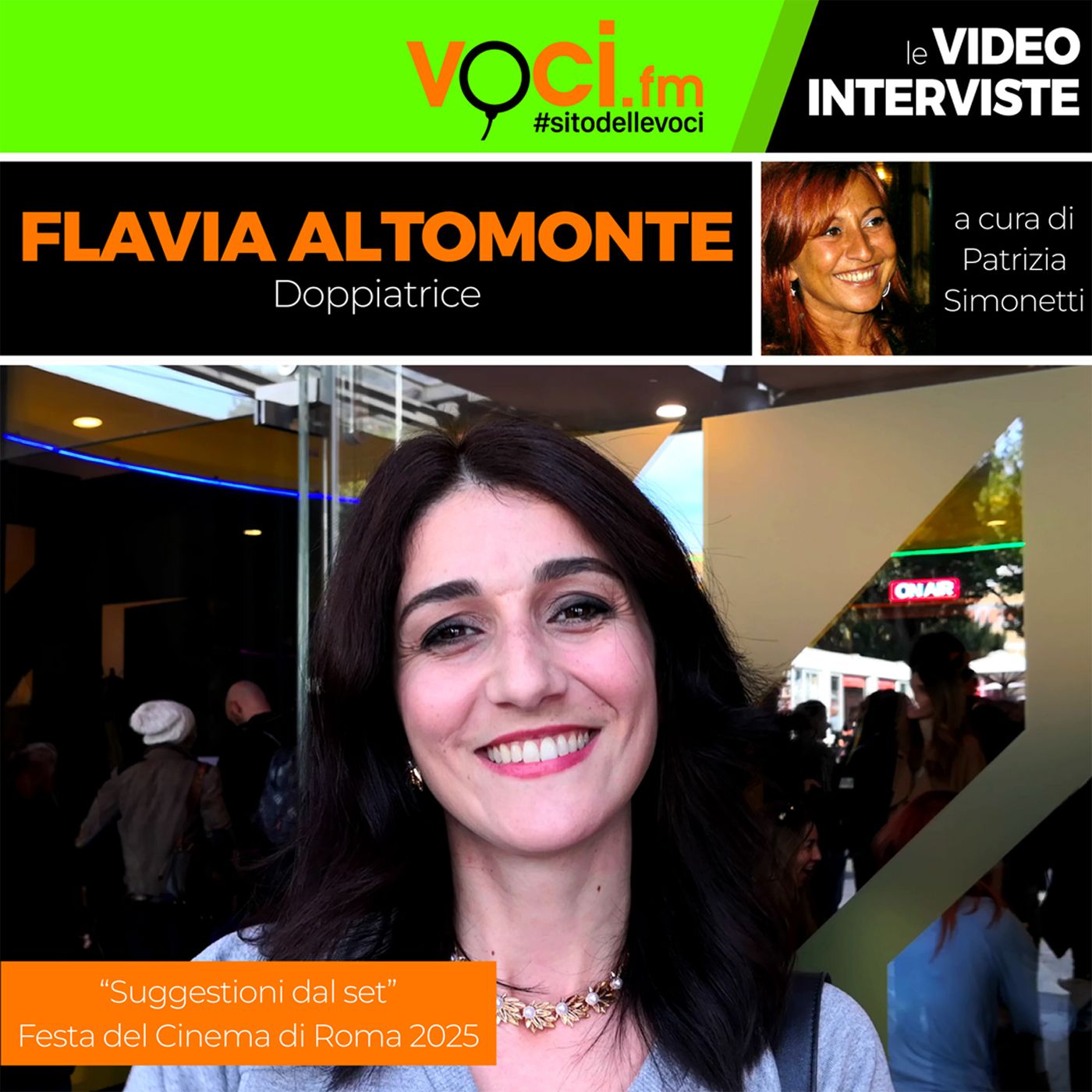 Suggestioni dal set: Flavia Altomonte su VOCI.fm - clicca play e ascolta l'intervista