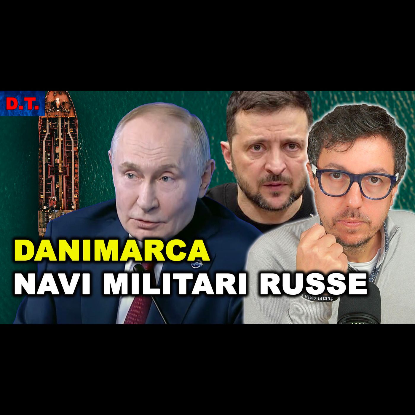 ORA ANCHE LE NAVI MILITARI RUSSE IN DANIMARCA