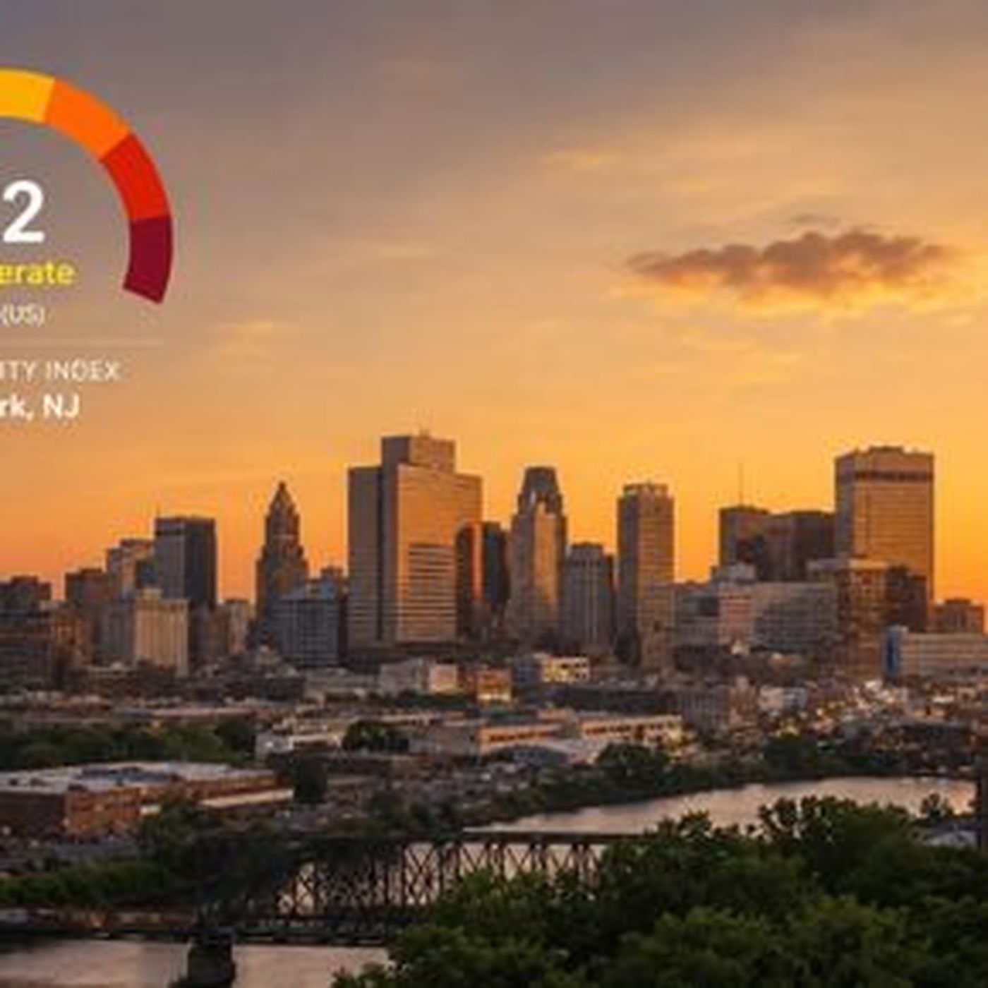 Live Air Quality Index AQI Map Newark, NJ Today | Filterbuy.com