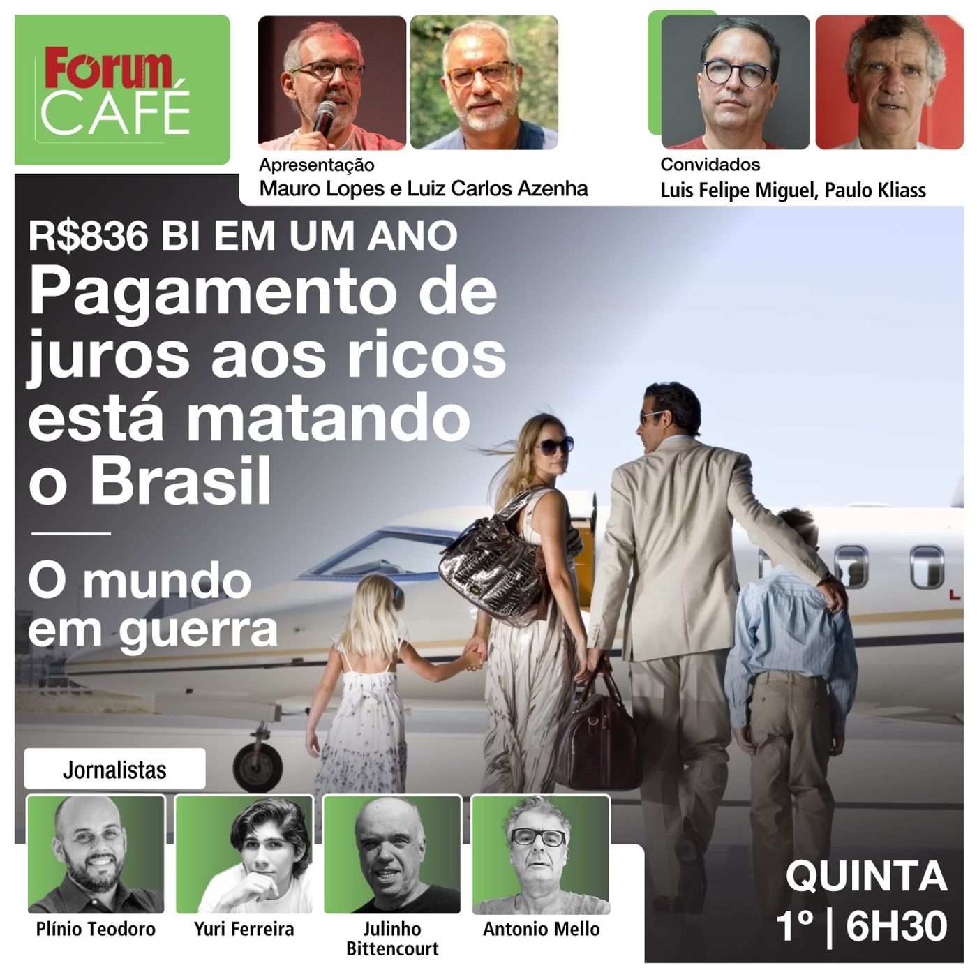 Pagamento de juros aos ricos está matando o Brasil: R$836 bi em um ano | O mundo em guerra | 1.8.24
