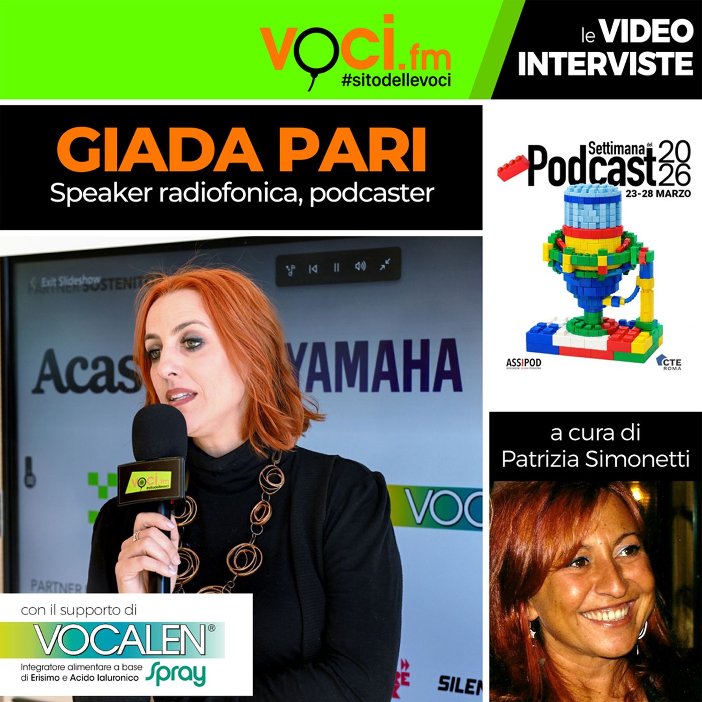 GIADA PARI su VOCI.fm (SETTIMANA DEL PODCAST 2026) - clicca play e ascolta l'intervista episode artwork
