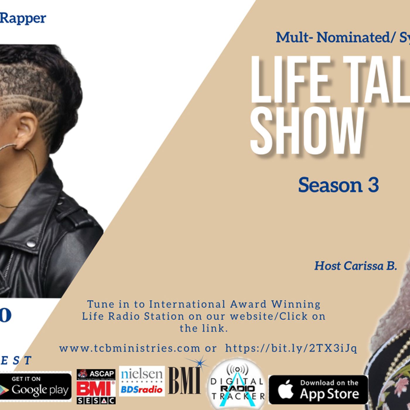 LIfe Talk Podcast/ Radio Show- Host Carissa B.