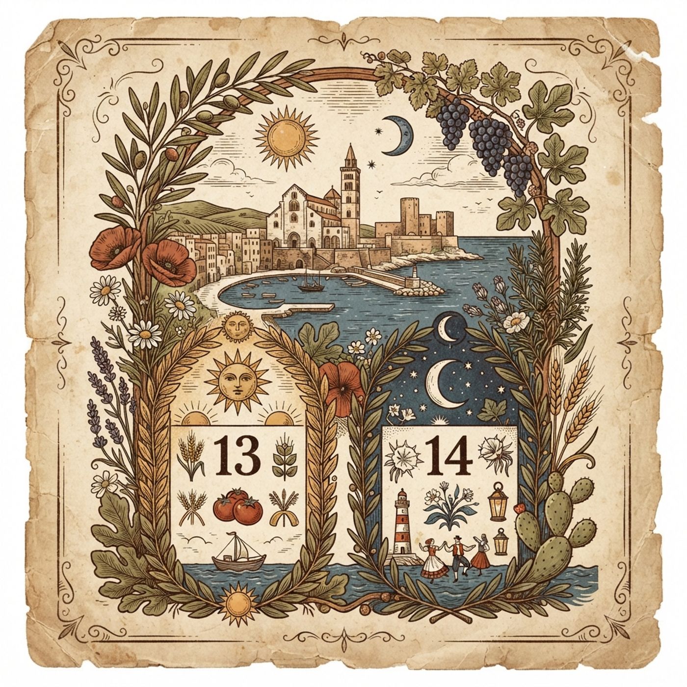 I Sentieri del Sole e le Voci del Mare: L'Almanacco di Trani Italia News per il 13 e 14 Agosto 2026 episode artwork