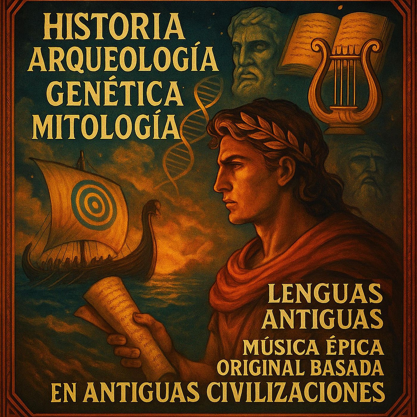 Historia, Arqueología, Genética, Mitología, Lenguas Antiguas y Música Original podcast artwork