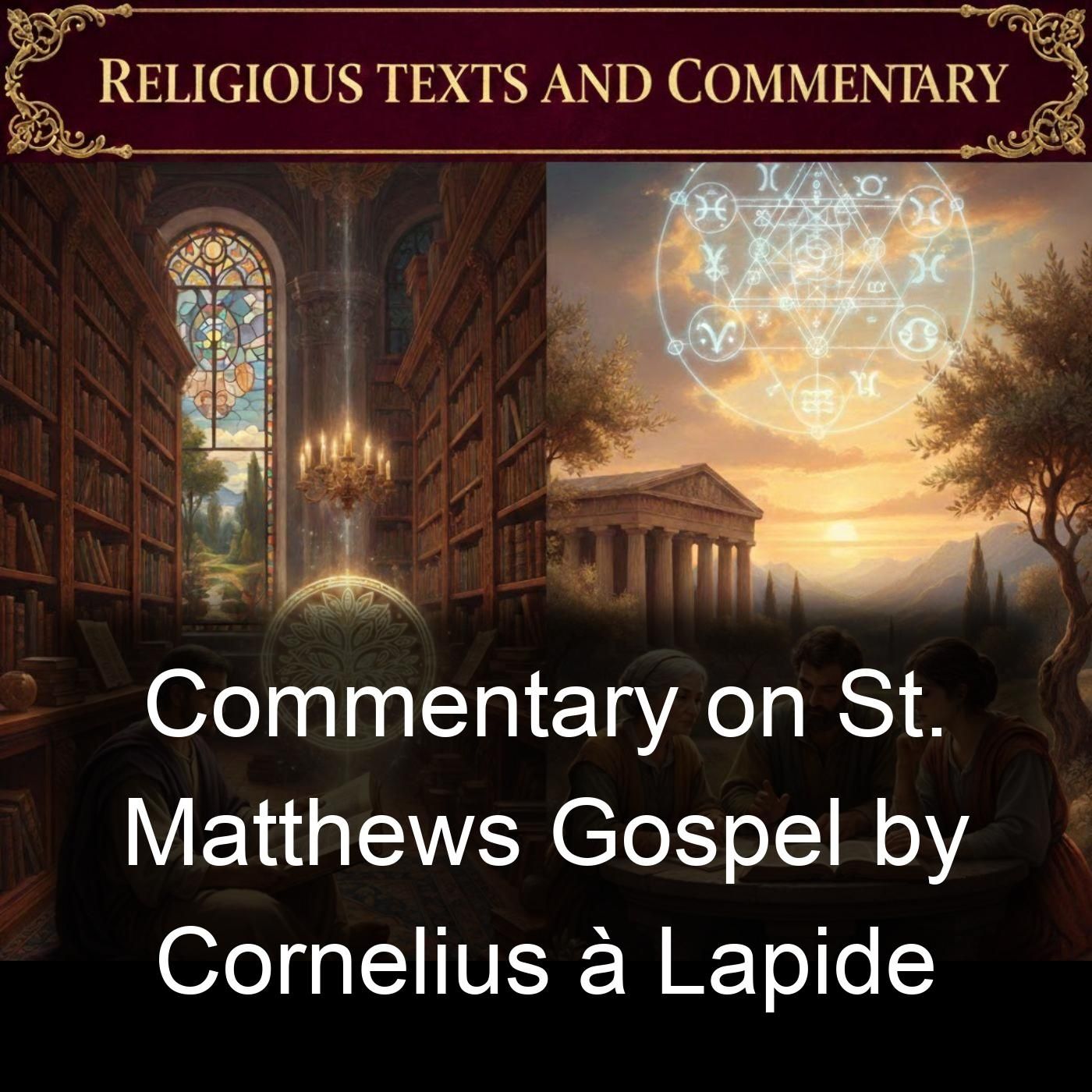 Commentary on St. Matthews Gospel by Cornelius à Lapide cover art