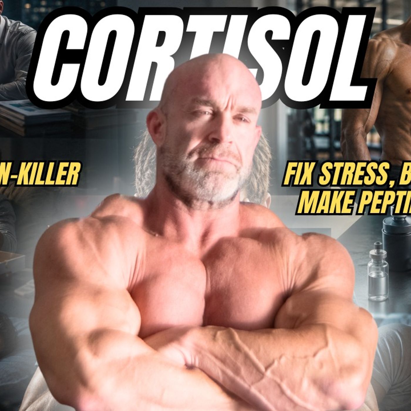 CORTISOL: The Silent Gain-Killer (Fix Stress, Boost Fat Loss, Make Peptides/TRT Work) episode artwork