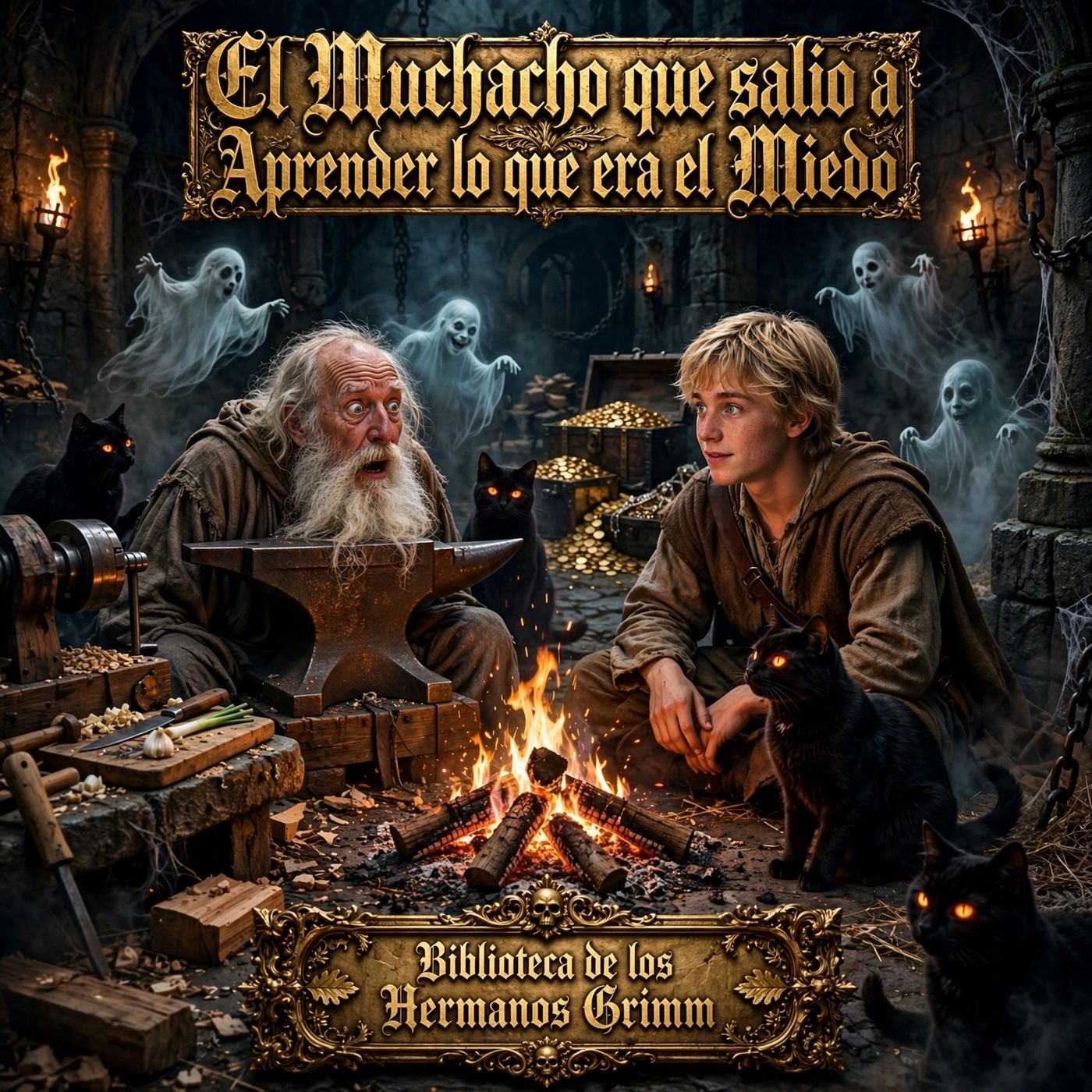 004 - El Muchacho que salió a Aprender que era el Miedo Audiolibro - Los Hermanos Grimm