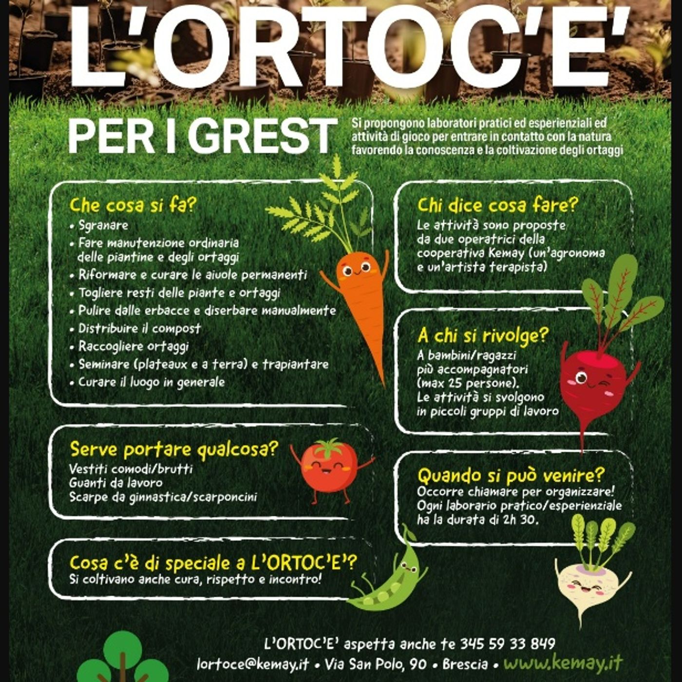 L'OrtoC'è è pronto per accogliere i Grest bresciani: intervista a Silvia Castellazzo  -  18 maggio 2023 episode artwork