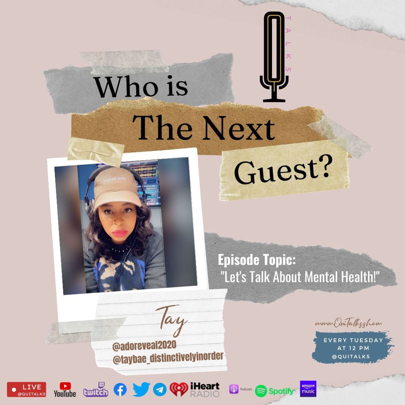 S7E4 Break Room Talk - Mental Health and it's Challenges with Tay