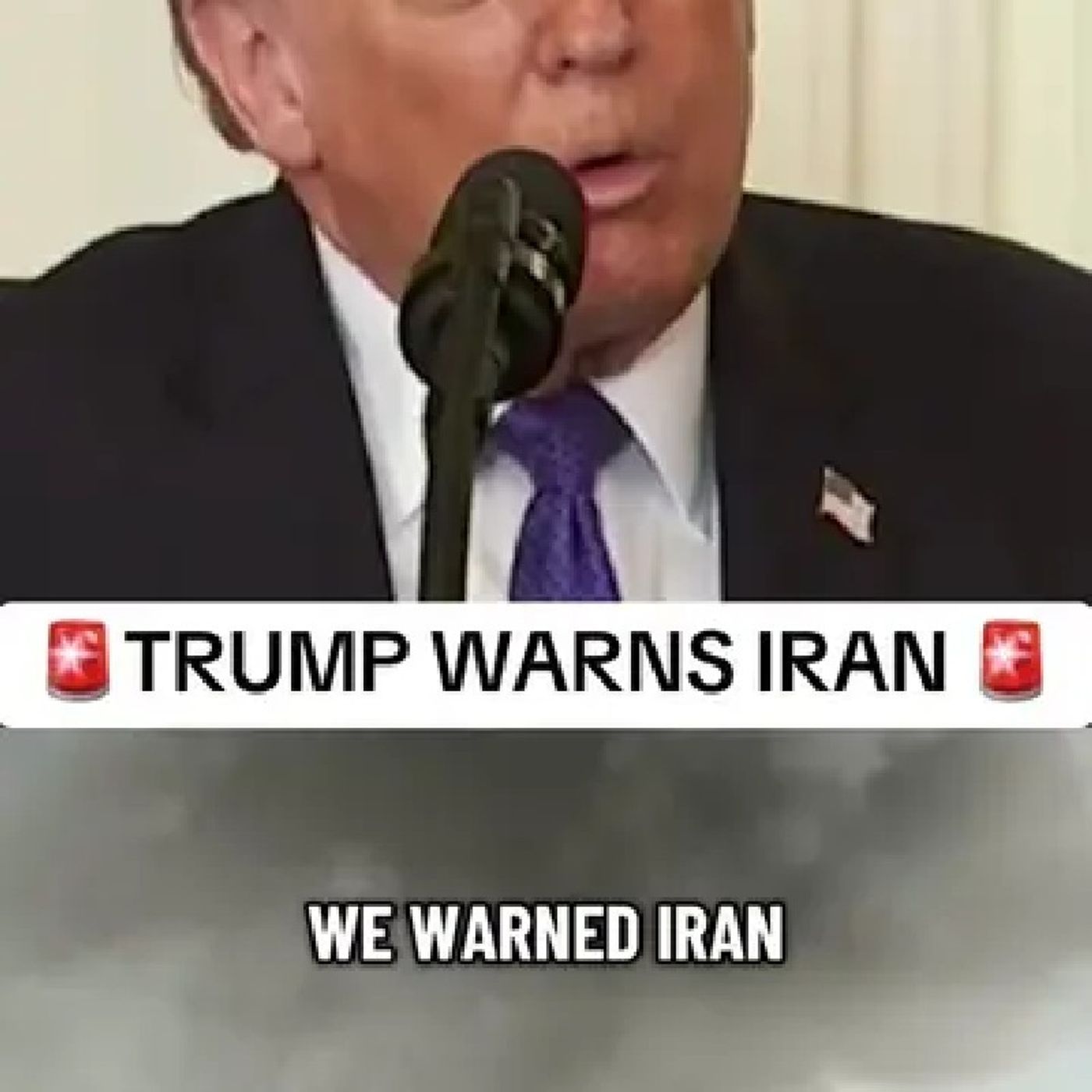 President Trump said US warn Iran episode artwork