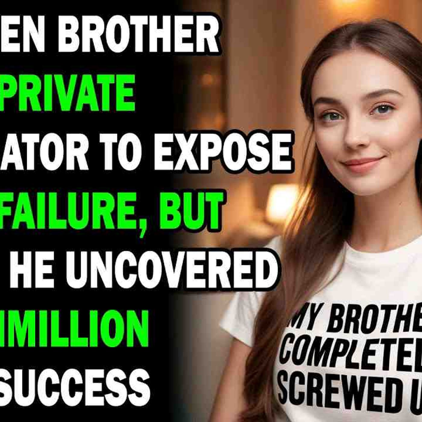My Golden Brother Hired A Private Investigator To Expose Me... - Best Reddit Stories