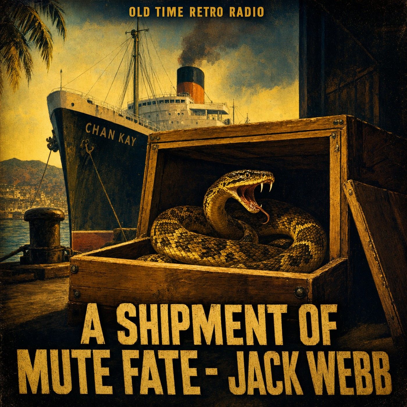 Escape - "A Shipment of Mute Fate - Jack Webb" (Old Time Radio, 1947) episode artwork