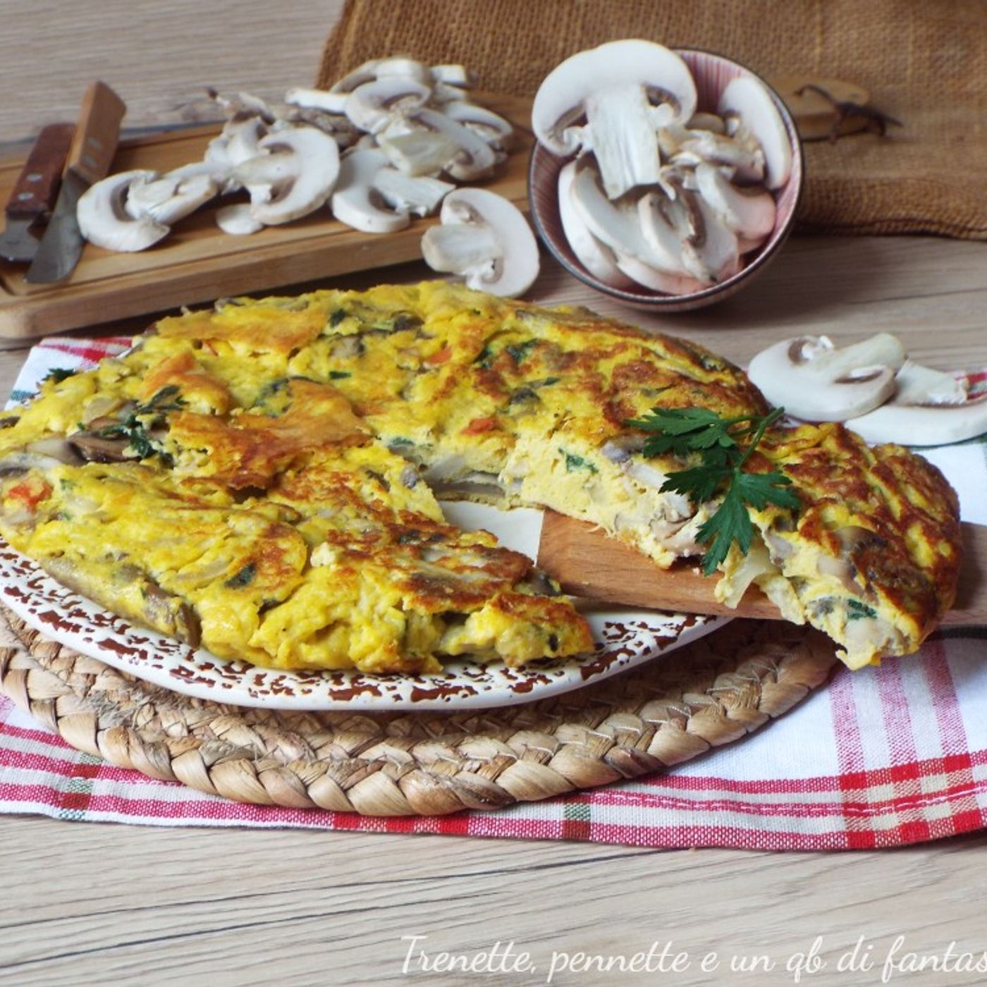 Frittata con funghi e stracchino: gustosa e facile da fare! episode artwork