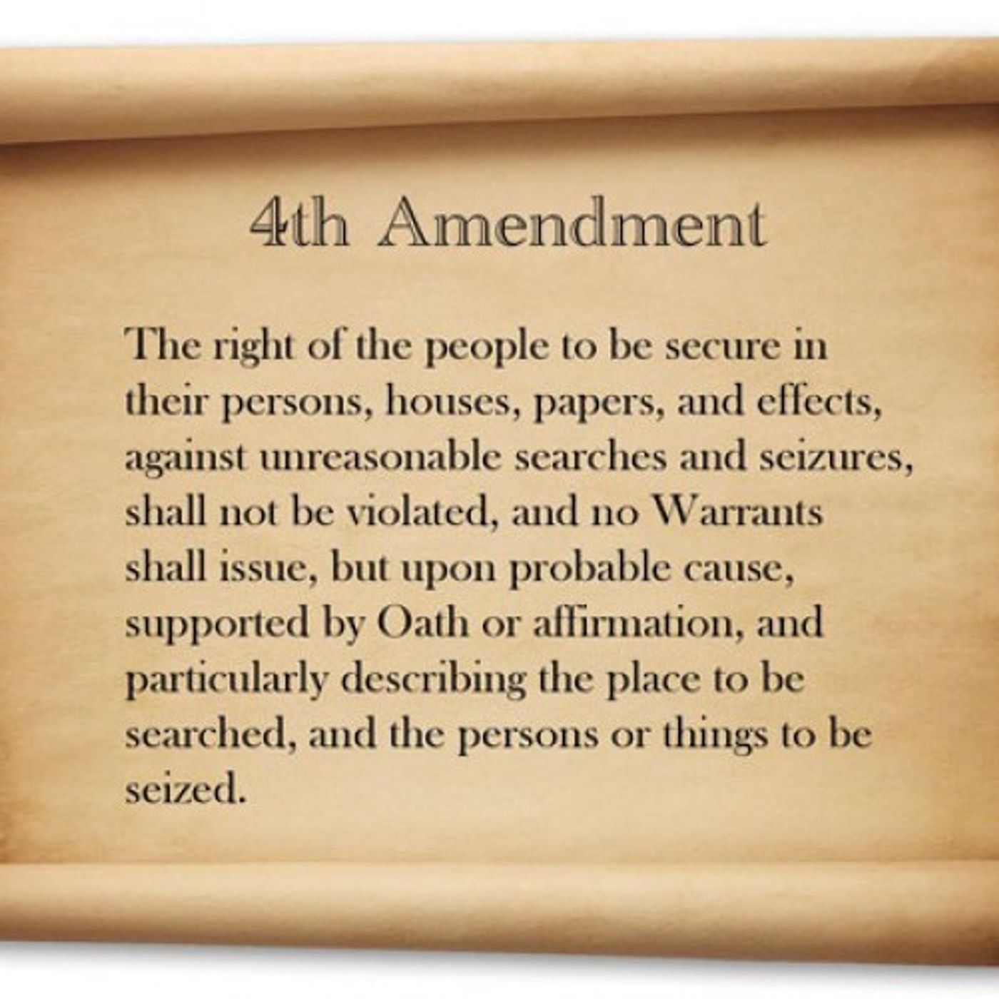 The 4th amendment episode artwork