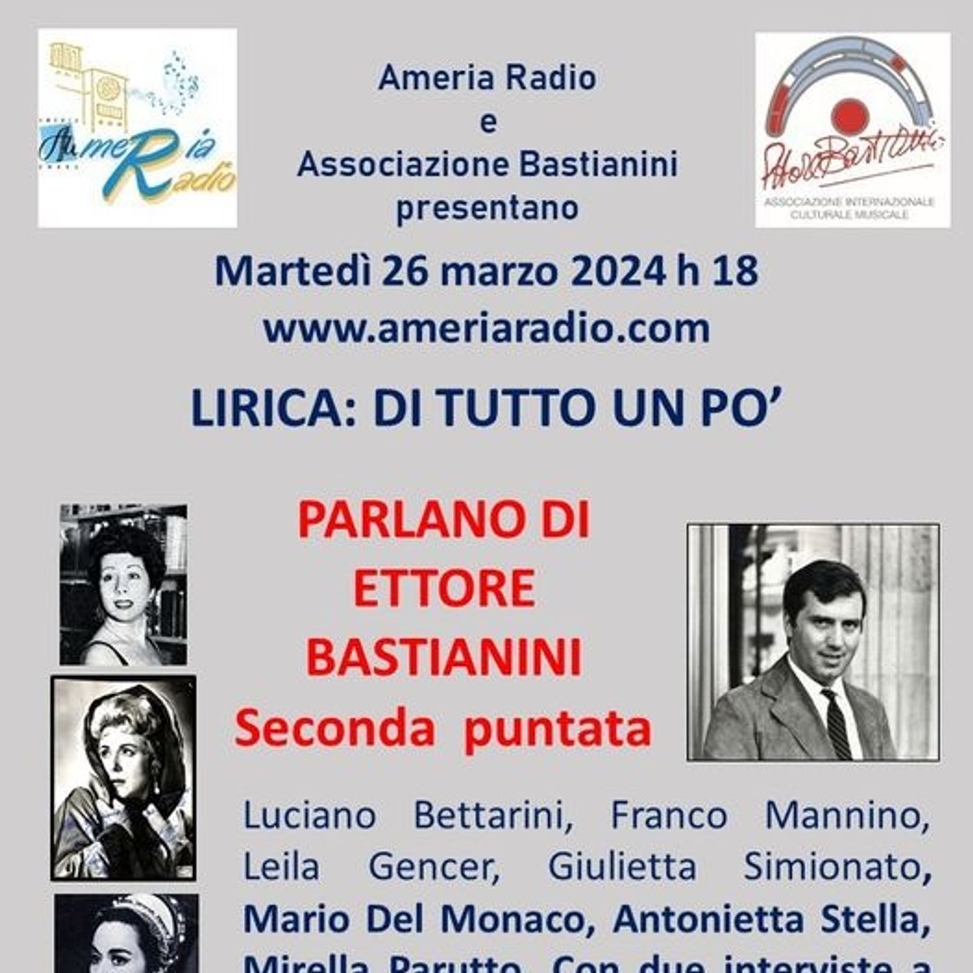 Lirica di tutto un po' - Parlano di Bastianini 2° puntata episode artwork