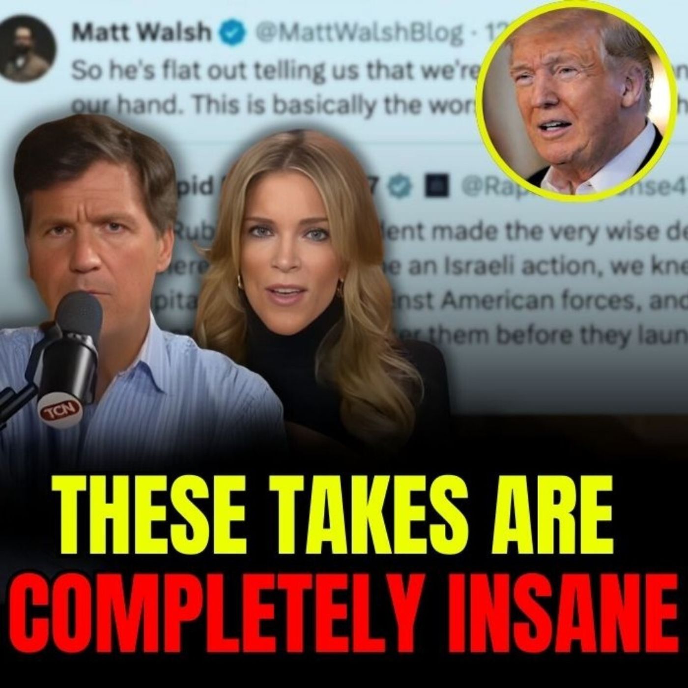 Trump Calls Out Tucker, Megyn Kelly’s Lost, Clinton-Epstein Deposition Videos, & Spain Condemns US