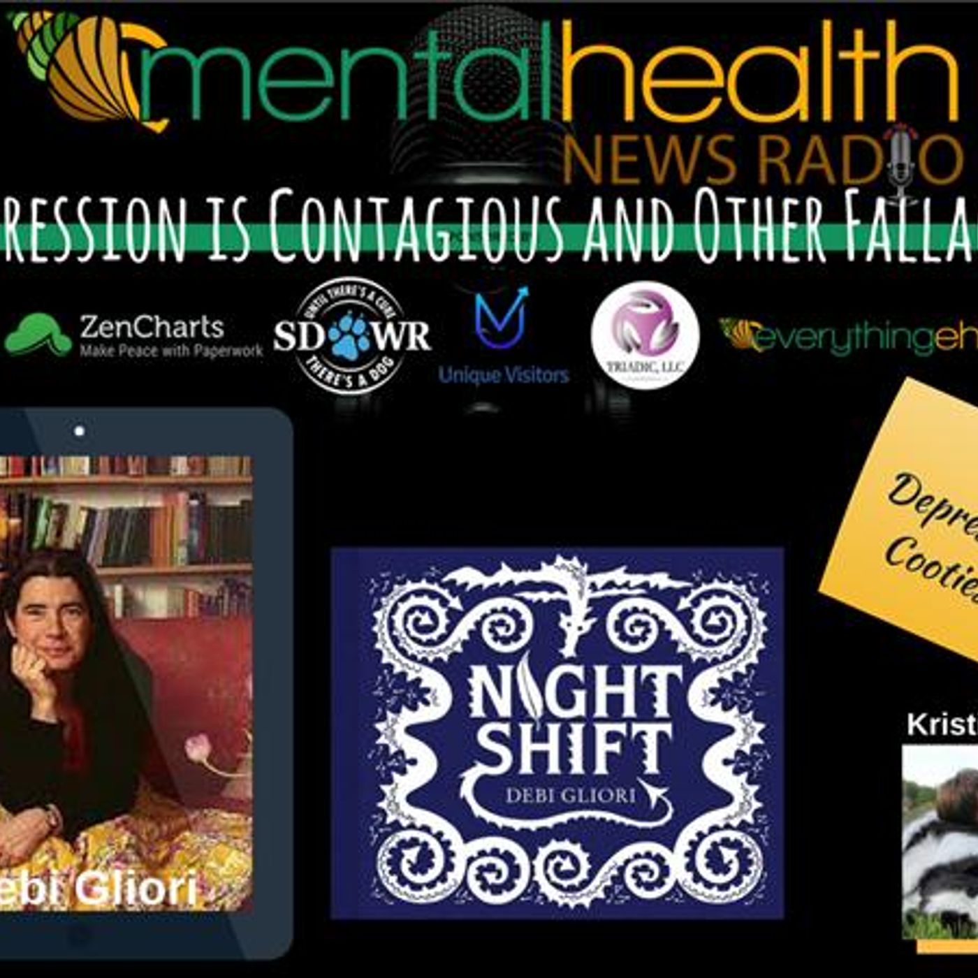 Mental Health News Radio - Depression is Contagious and Other Fallacies with Author Debi Gliori