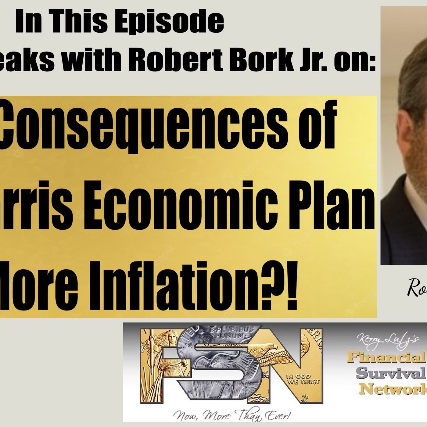 cover of episode The Consequences of the Harris Economic Plan - More Inflation?!- Robert Bork Jr #6139