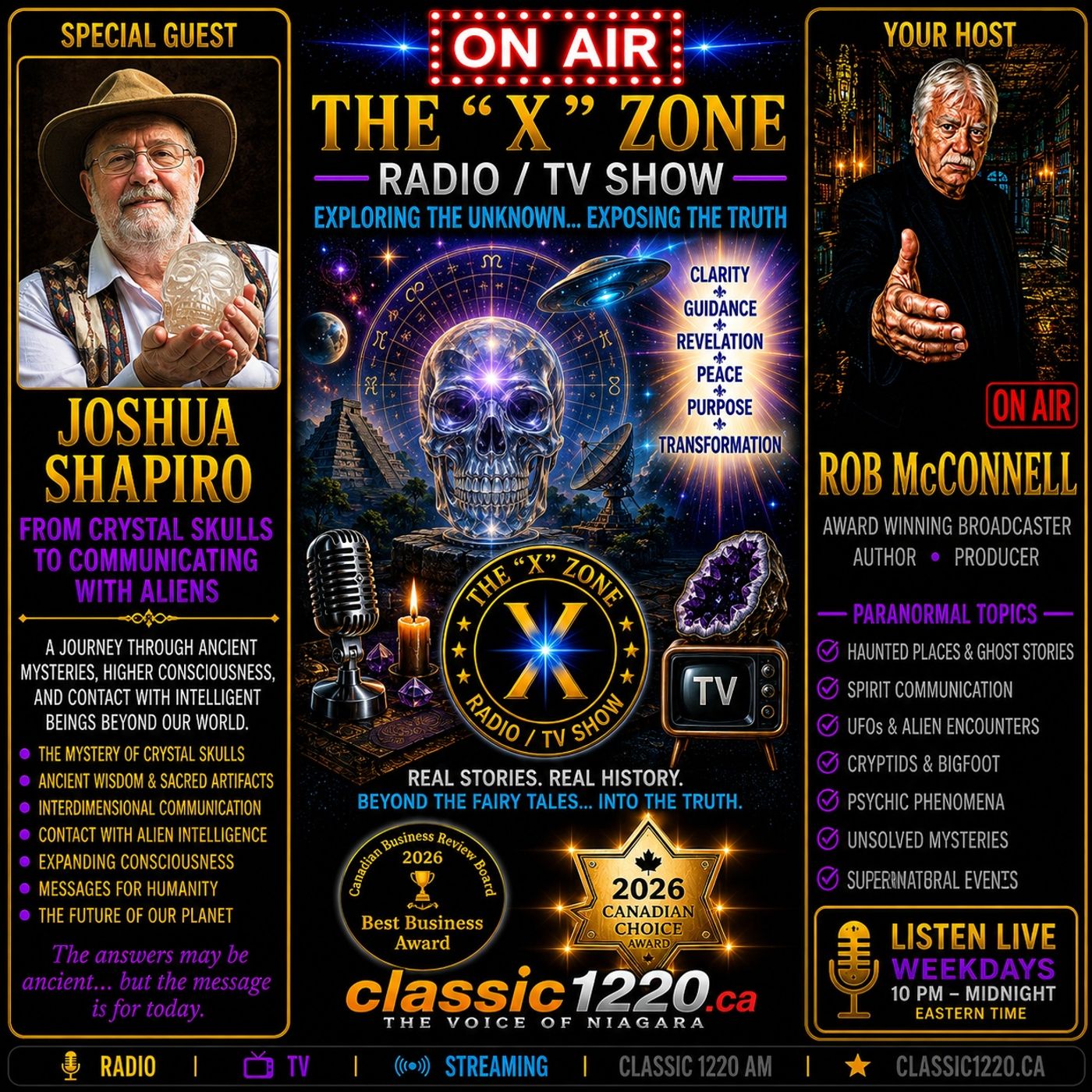 Rob McConnell Interviews - JOSHUA SHAPIRO - From Crystal Skulls to Communicating With Aliens episode artwork