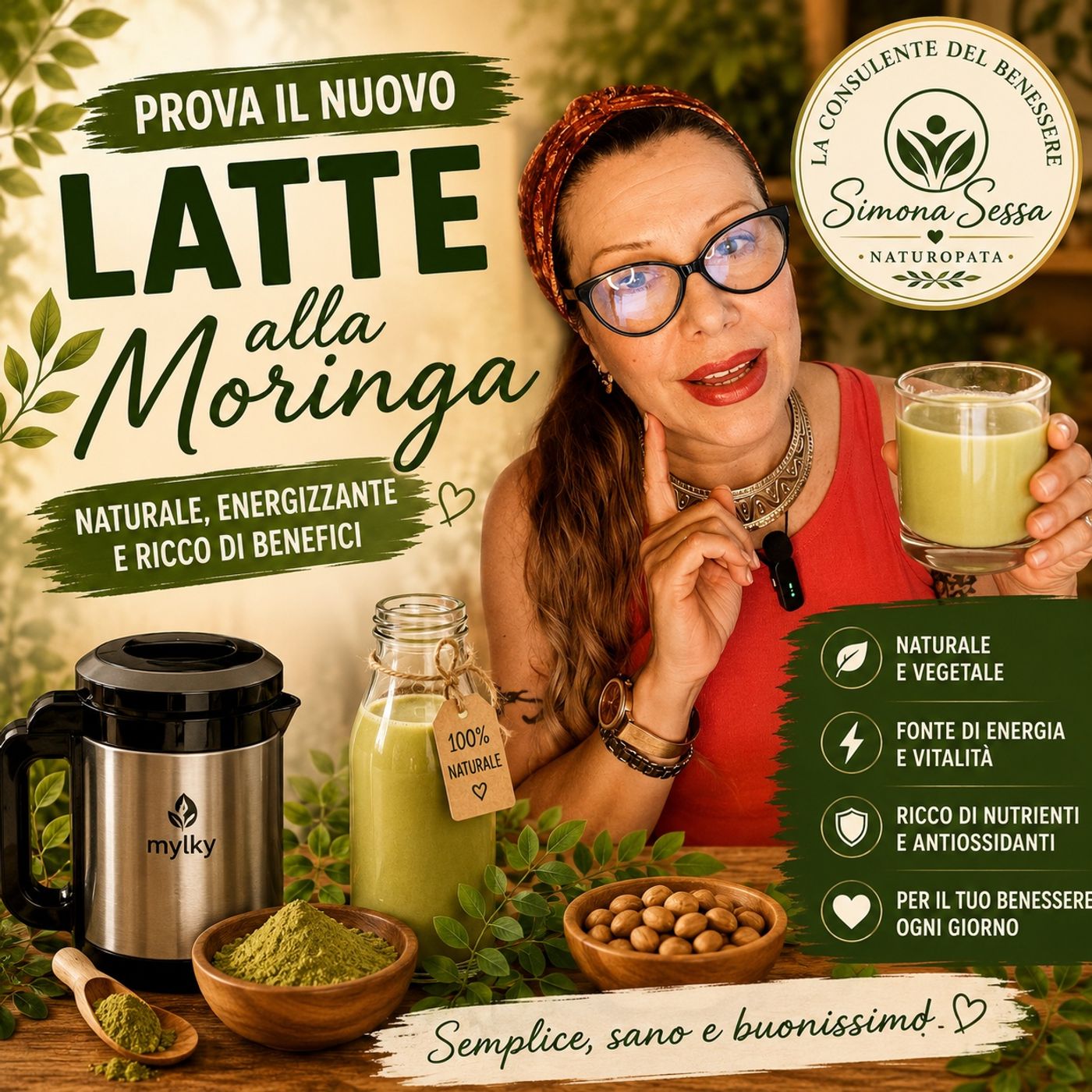 Latte vegetale fatto in casa alla Moringa: un concentrato di Natura in un bicchiere episode artwork
