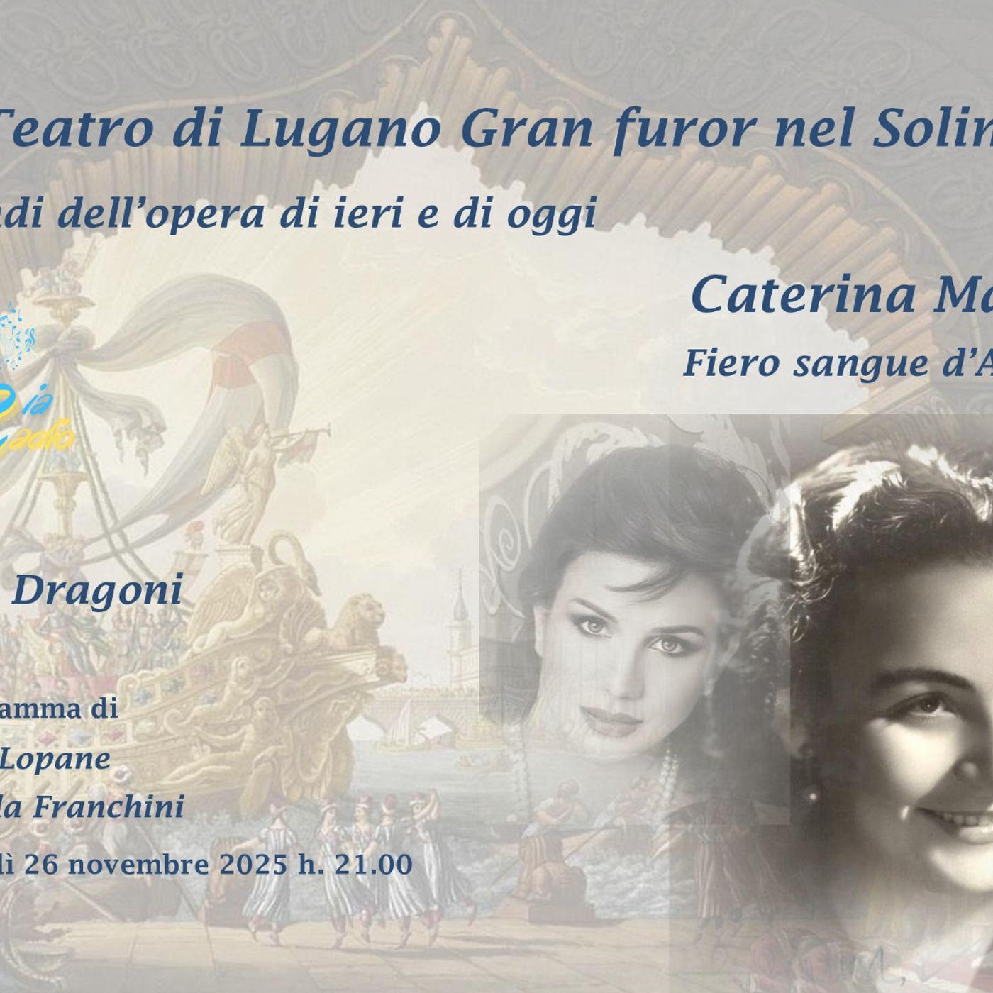 Sul Teatro di Lugano gran furor nel Solimano - Caterina Mancini Fiero Sangue d'Aragona episode artwork