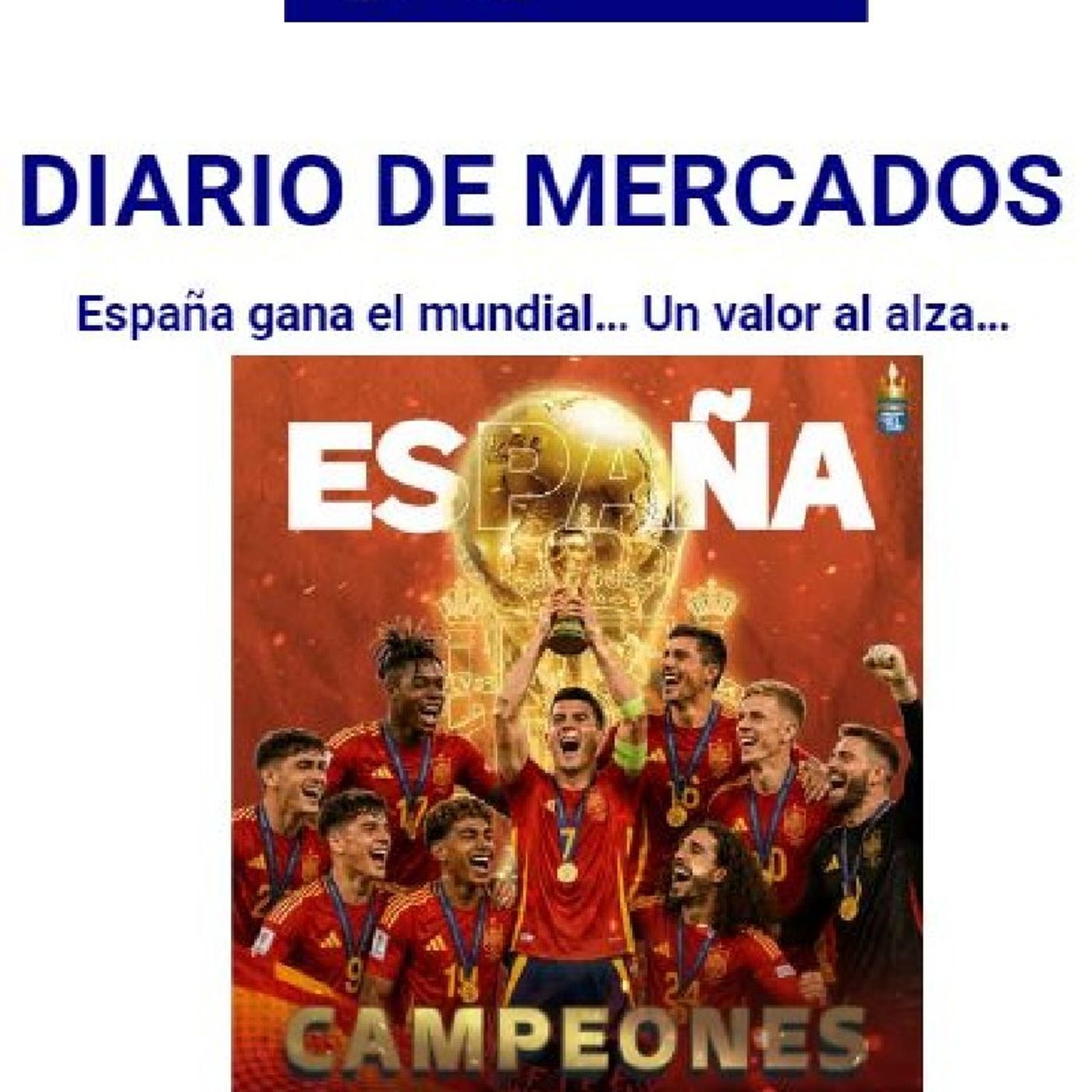 PODCAST en abierto DIARIO DE MERCADOS Lunes 20 Julio 2026
