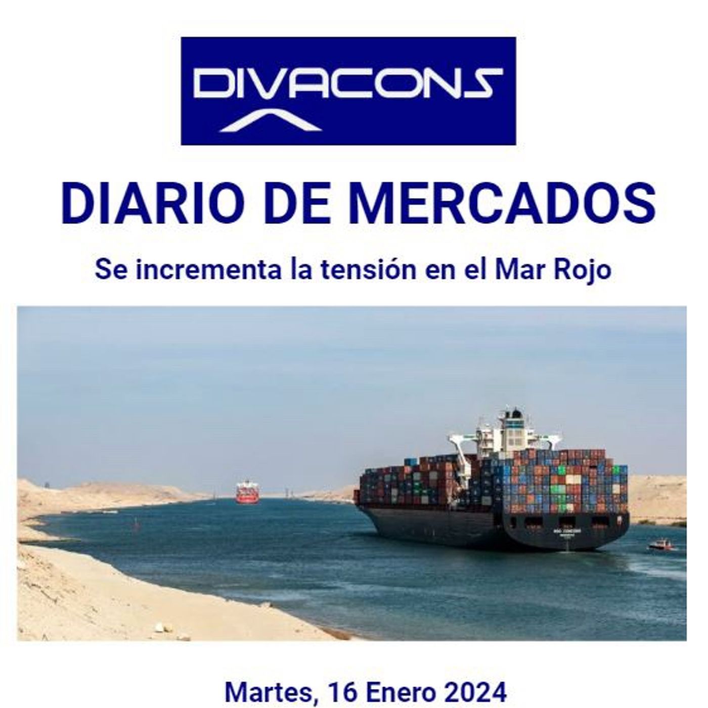 PODCAST en abierto DIARIO DE MERCADOS Martes 16 Enero episode artwork