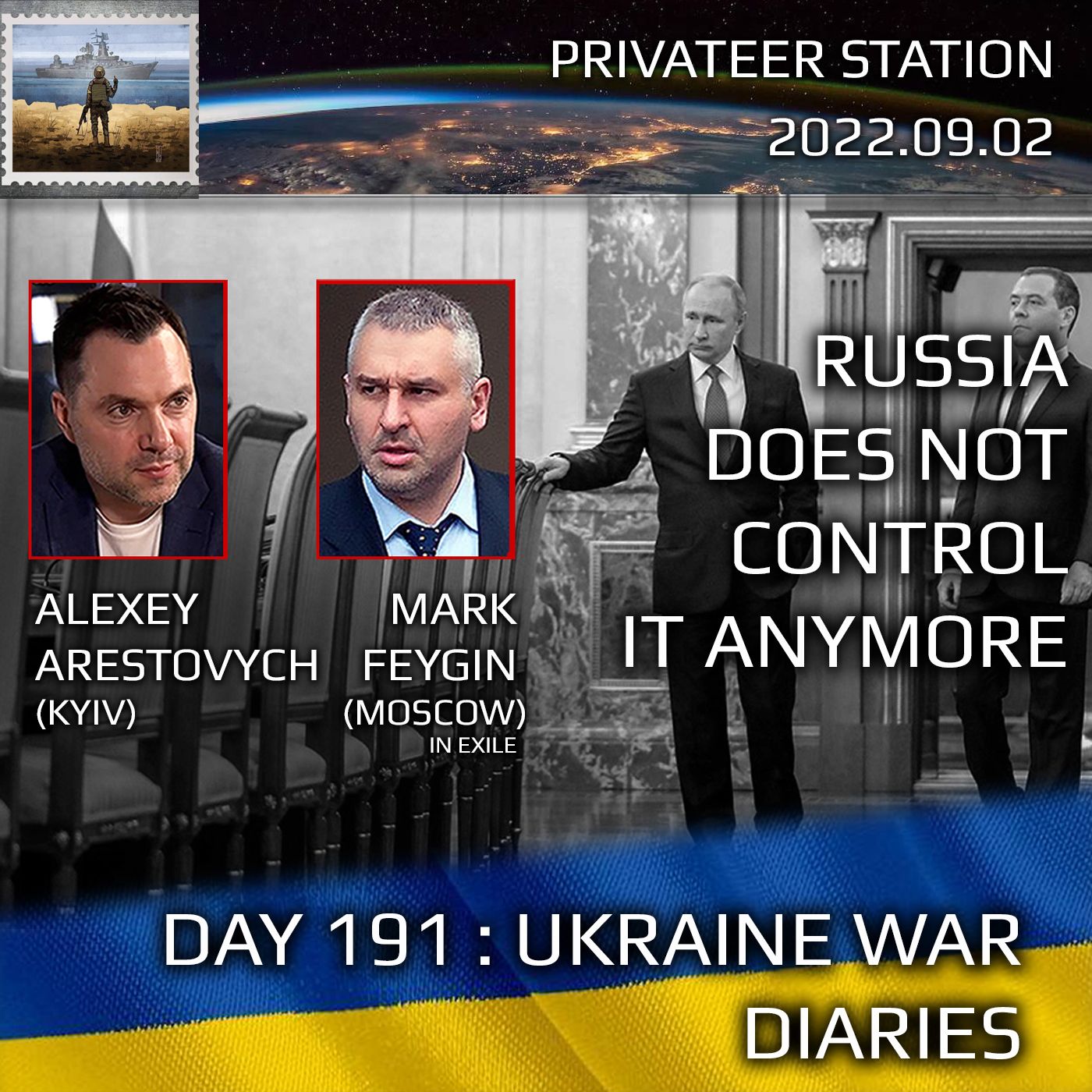 cover of episode War Day 191: Ukraine War Chronicles with Alexey Arestovych & Mark Feygin