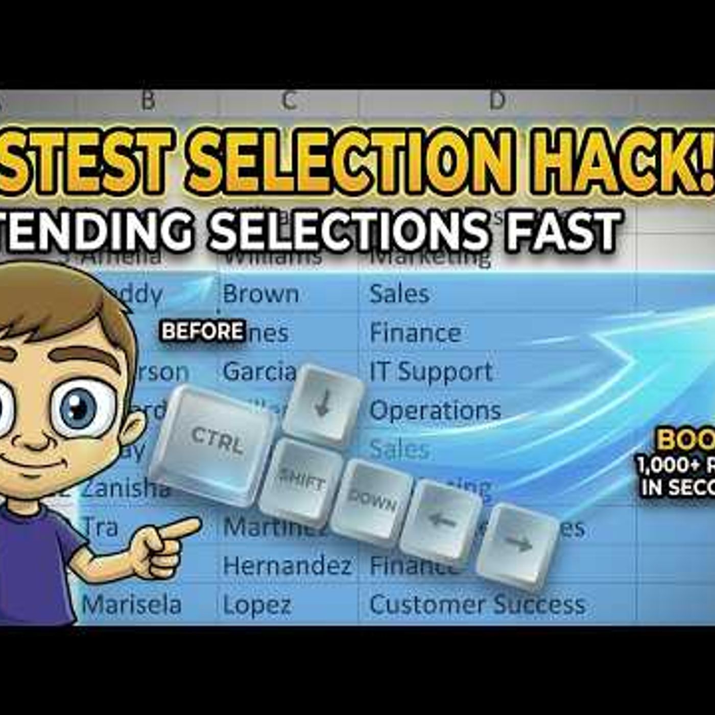 Excel Power Shortcuts | Extending Selections Fast episode artwork