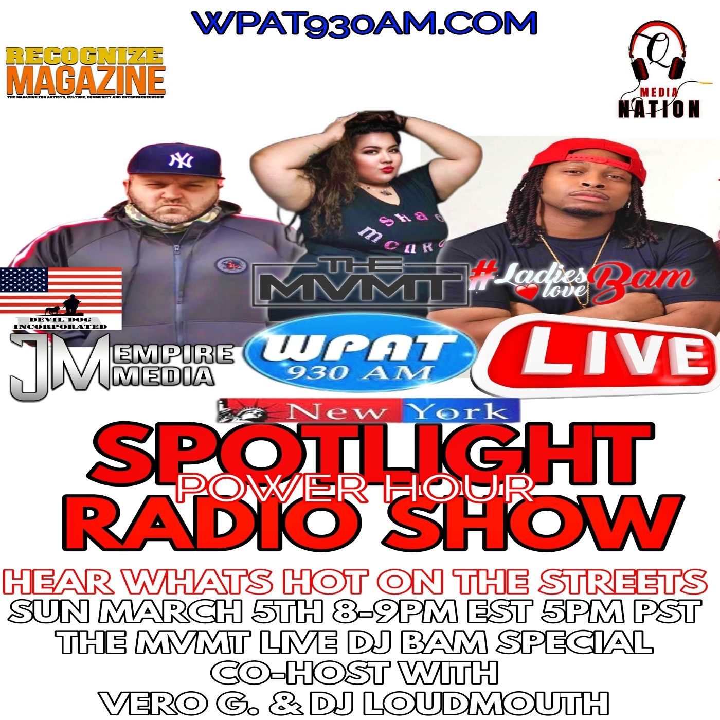SPOTLIGHT RADIO SHOW POWER HOUR INTERVIEW WITH HOT 97 DJ BAM episode artwork