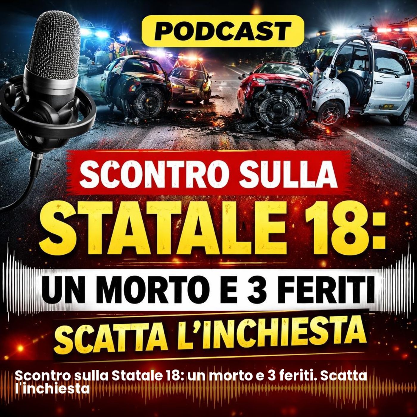 Scontro sulla Statale 18: un morto e 3 feriti. Scatta l'inchiesta episode artwork