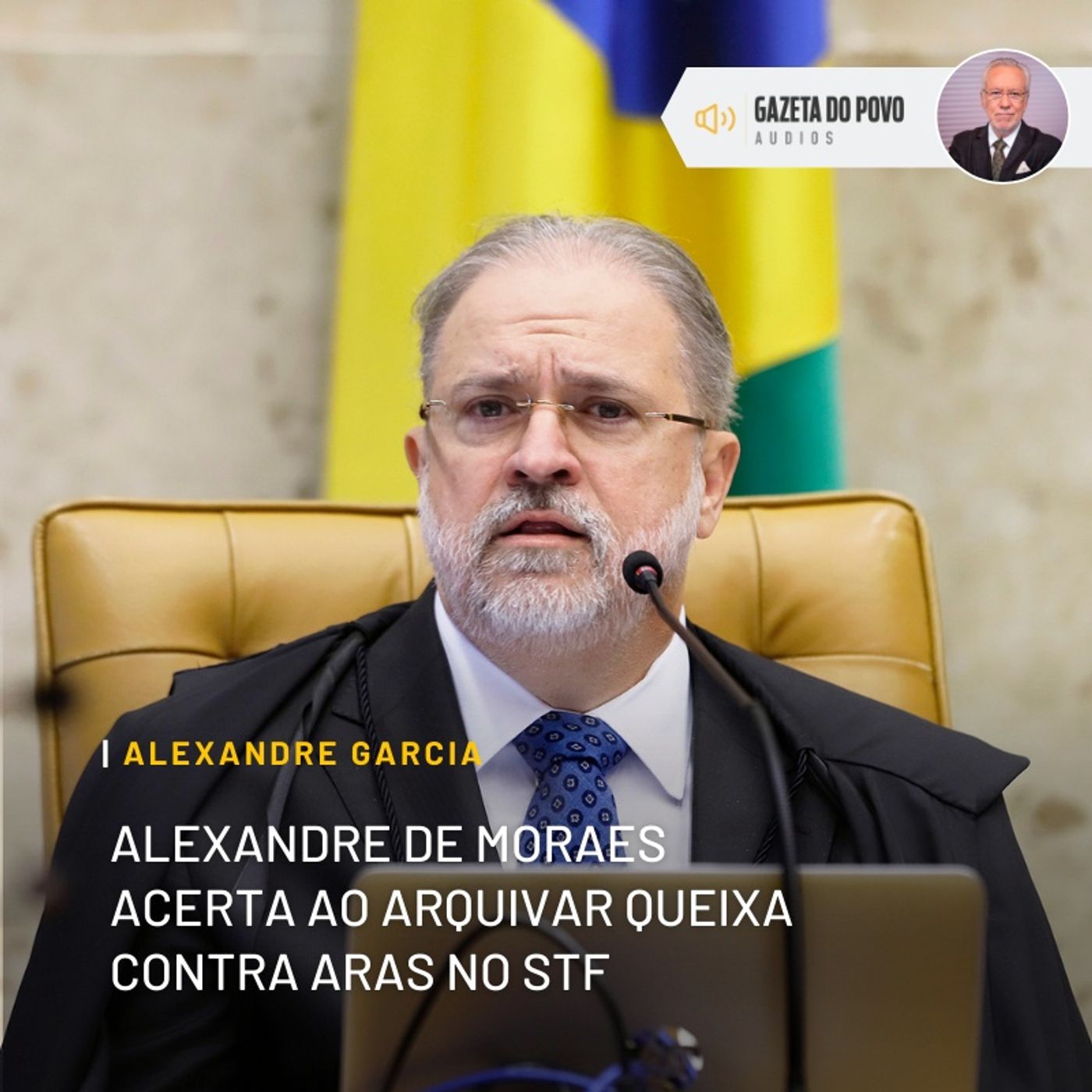 Alexandre de Moraes acerta ao arquivar queixa contra Aras no STF