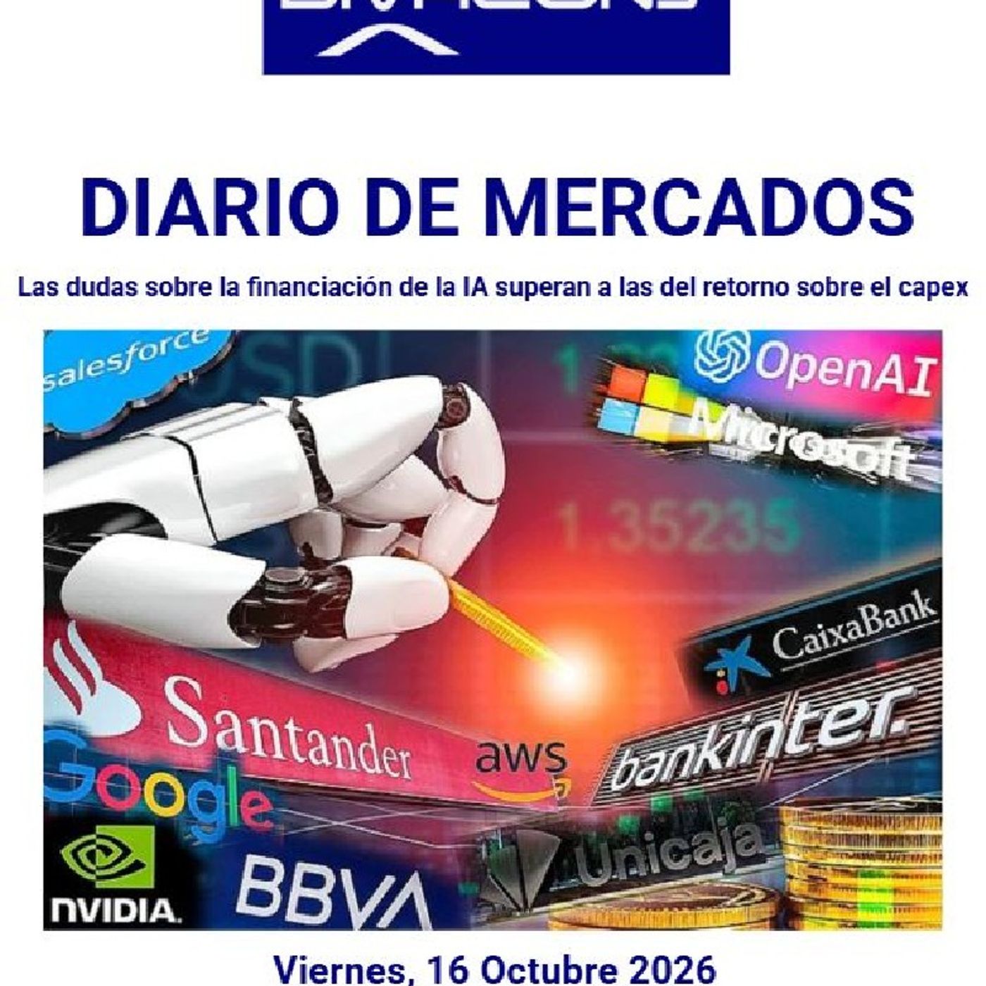 PODCAST PREMIUM DIARIO DE MERCADOS Viernes 16 Oct 2026