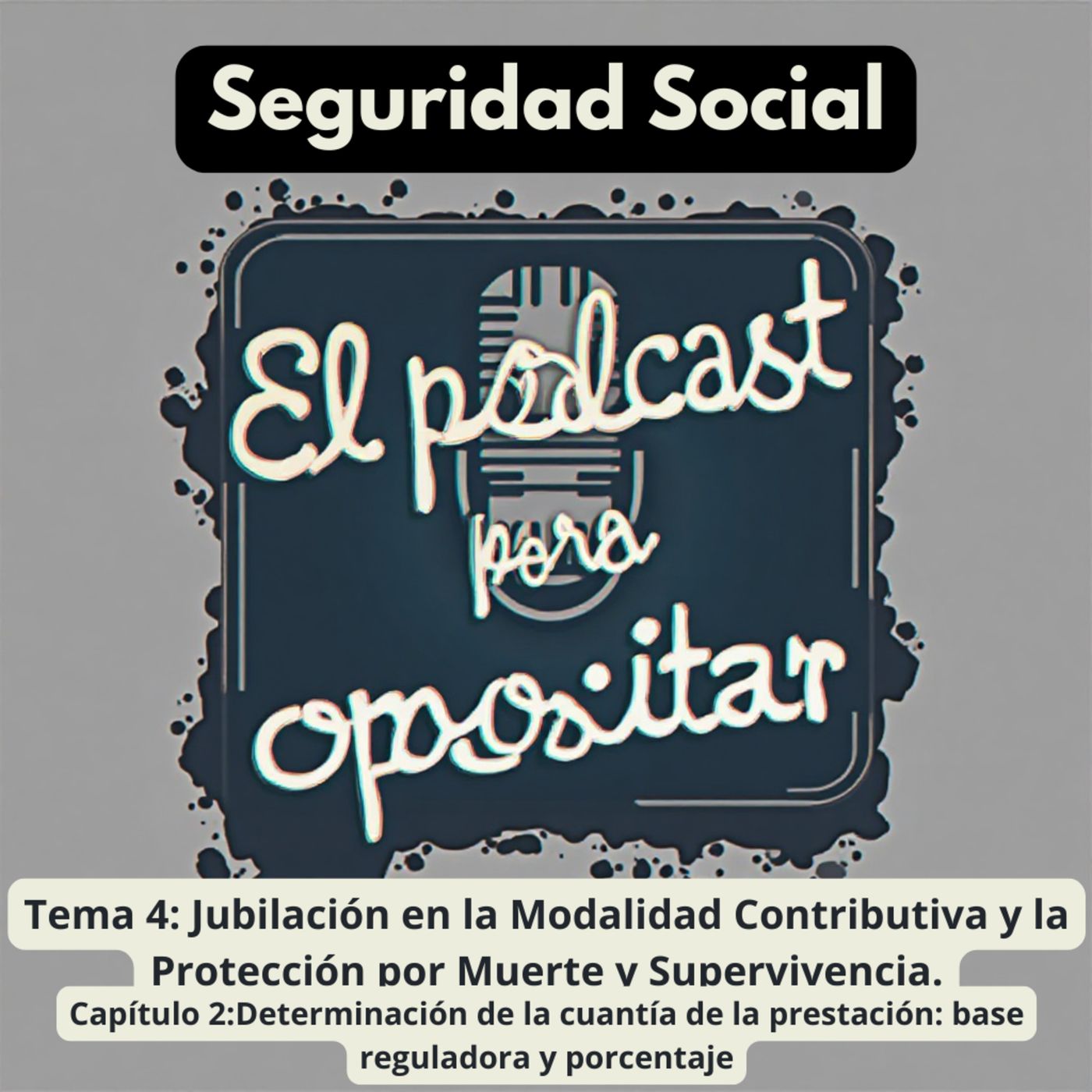 Oposiciones Seguridad Social. Tema 4: Jubilación en la Modalidad Contributiva y la Protección por Muerte y Supervivencia. Capítulo 2: Determ episode artwork