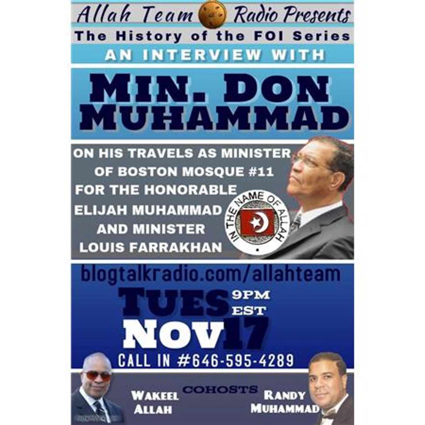 FOI Series: Interview w/ Min. Don Muhammad, Minister of Boston Mosque #11 episode artwork