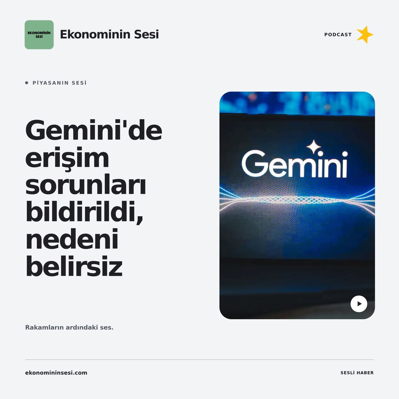 Gemini'de erişim sorunları bildirildi, nedeni belirsiz