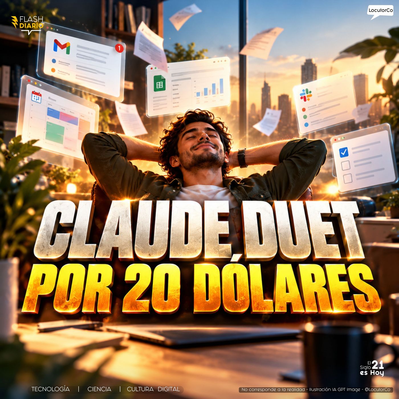 Portada de FLASH DIARIO de El Siglo 21 es Hoy