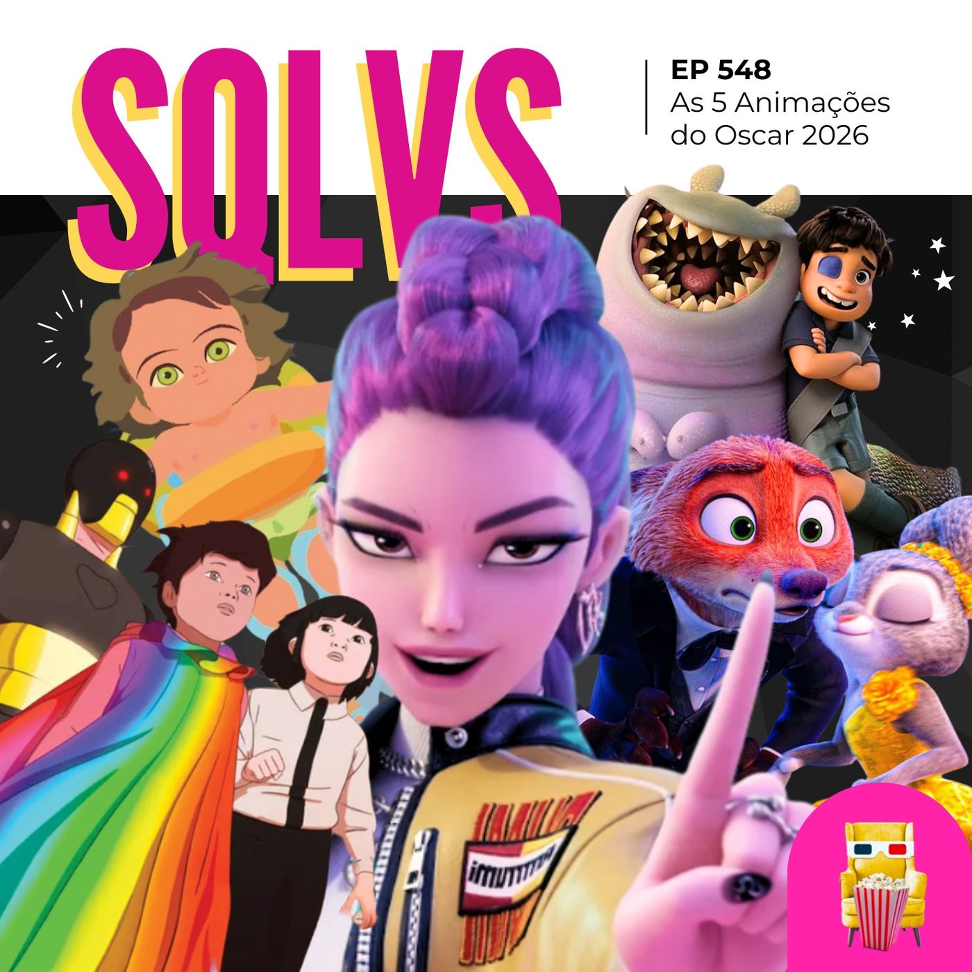 EP 548 – Guerreiras do K-Pop + Animações do Oscar 2026