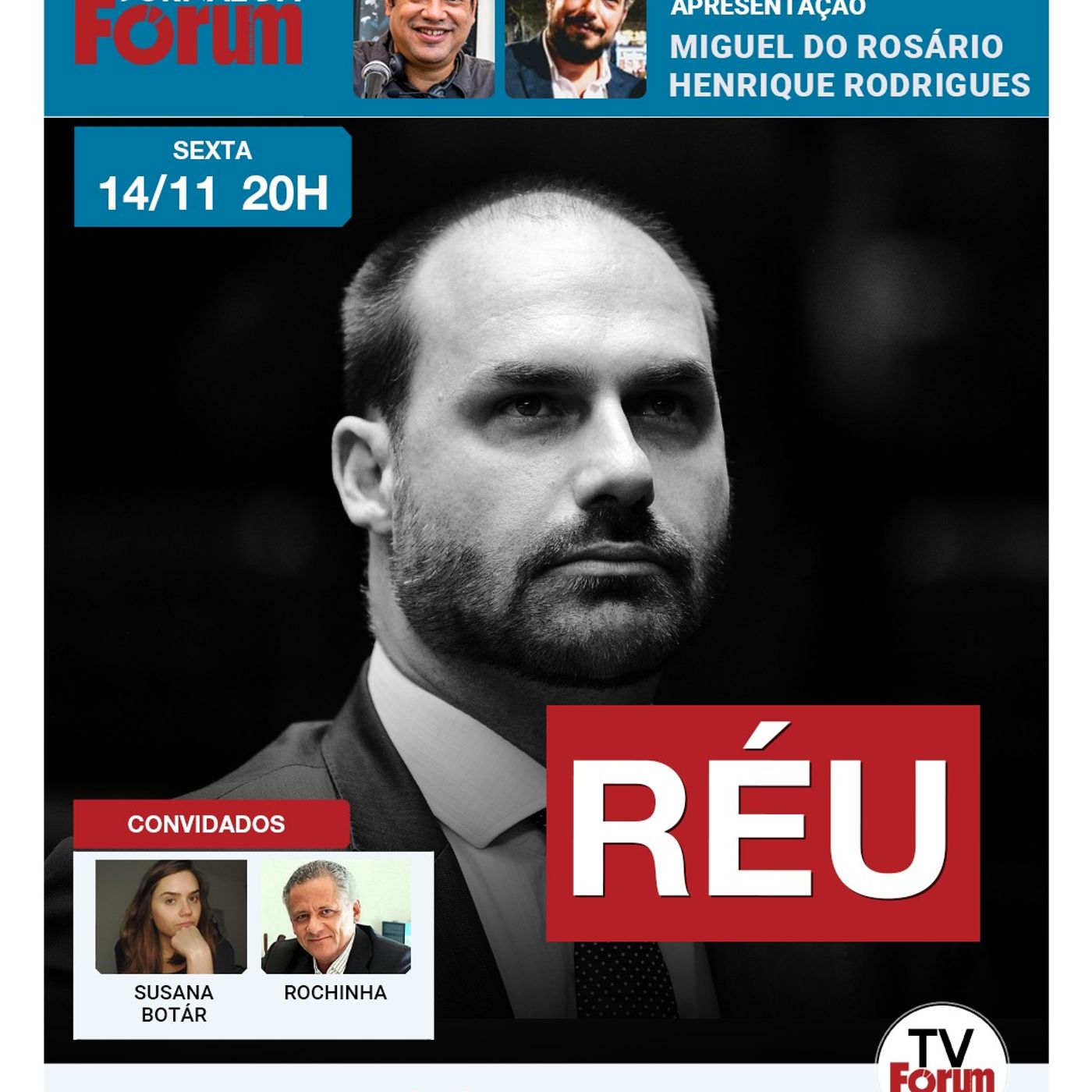 Perdeu, playboy! STF forma maioria pra tornar réu Eduardo Bolsonaro | 14.11.25 episode artwork