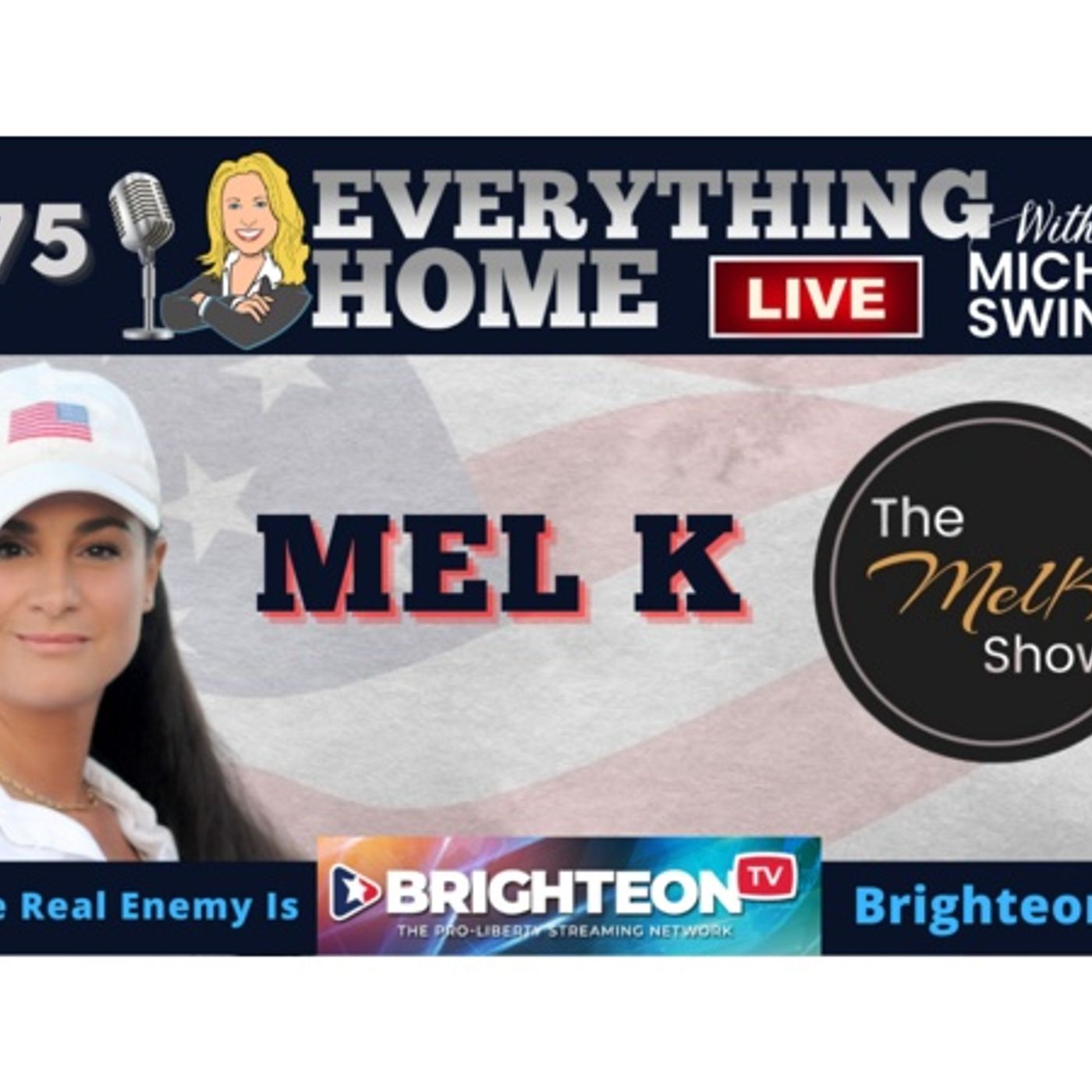 375: MEL K - We're At War! Who The Real Enemy Is & What You Need To Save America episode artwork