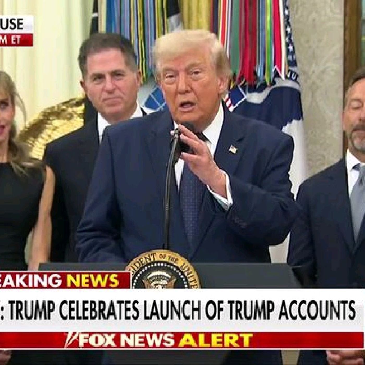 NOW: President Trump says today's newborns could have a major financial head start by the time they turn 18 thanks to Trump Accounts. While episode artwork