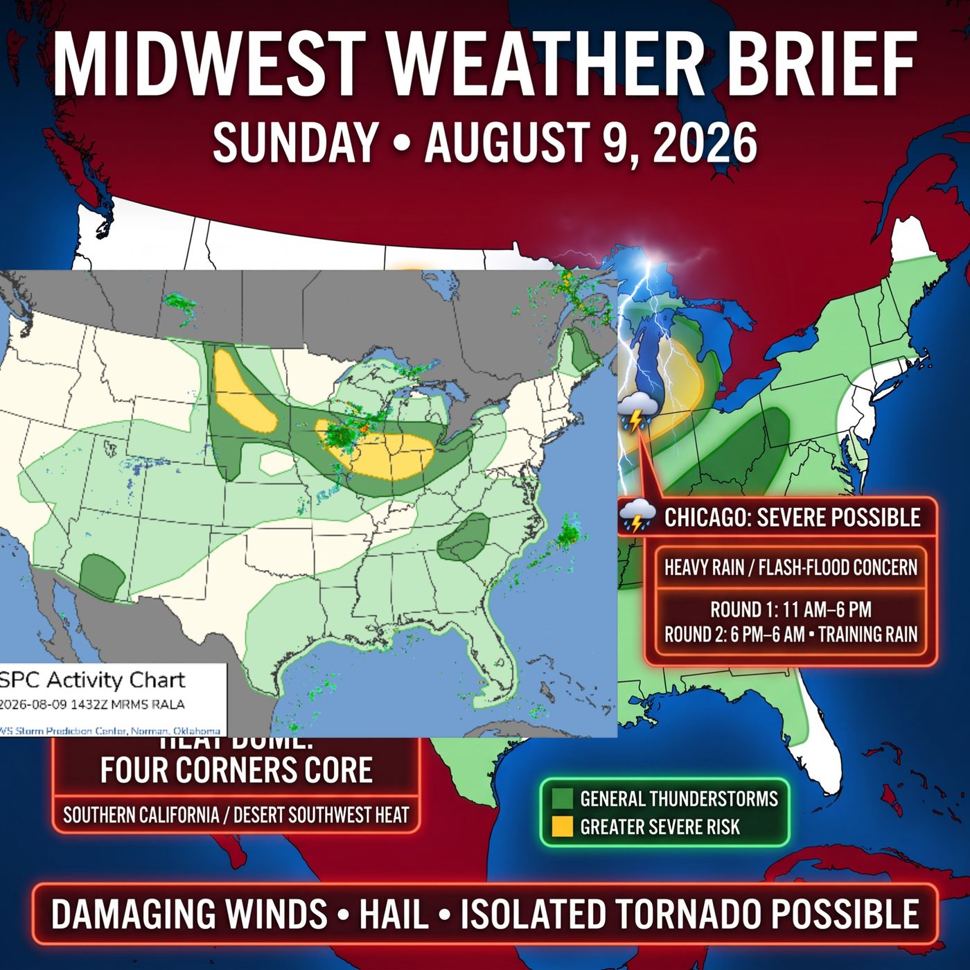 Midwest Weather Brief — Sunday, August 9, 2026 episode artwork