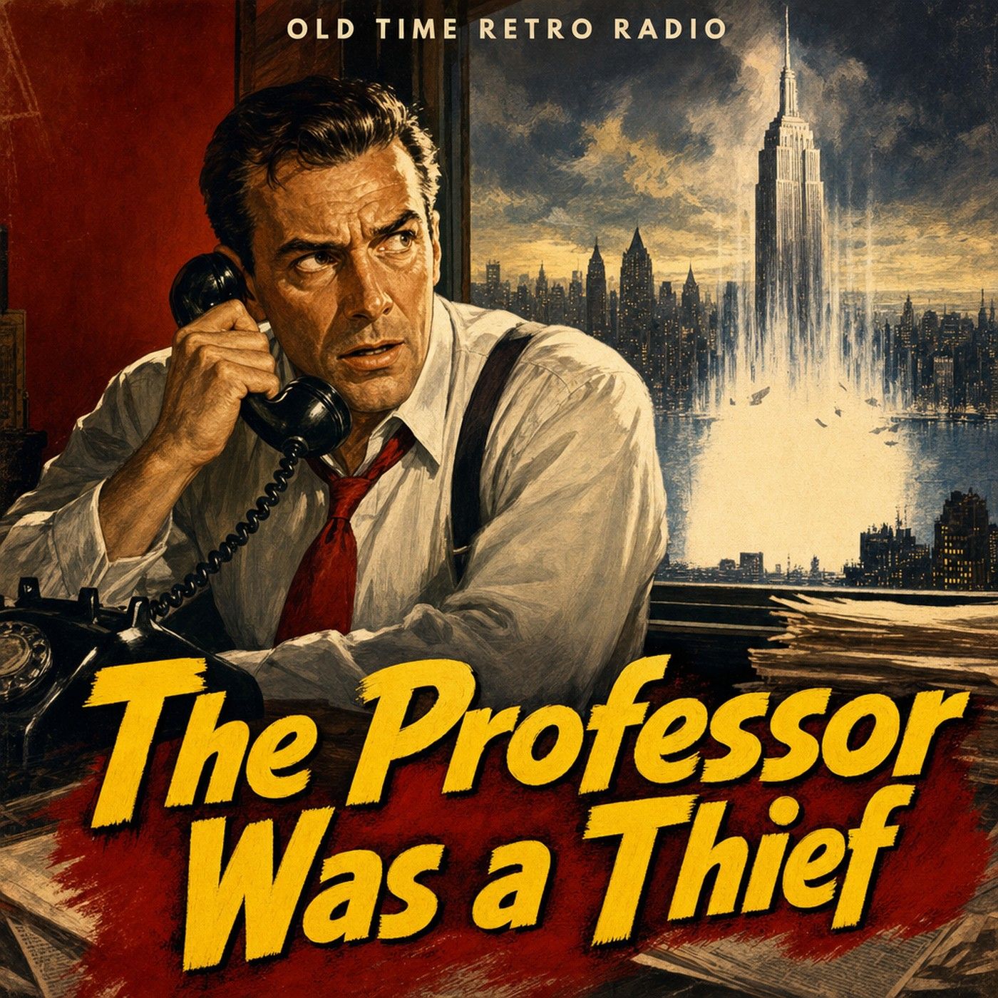 Dimension X - "The Professor Was a Thief" (Old Time Radio, 1950) episode artwork