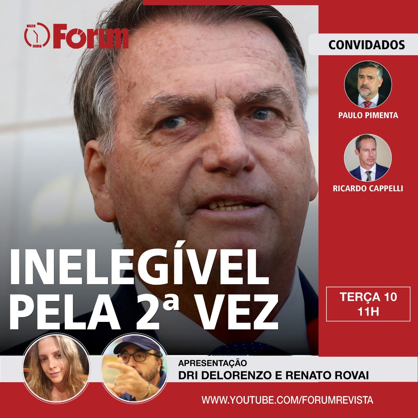 Bolsonaro inelegível de novo? O caso de Renan e Diego Pupe + Entrevista com Paulo Pimenta episode artwork