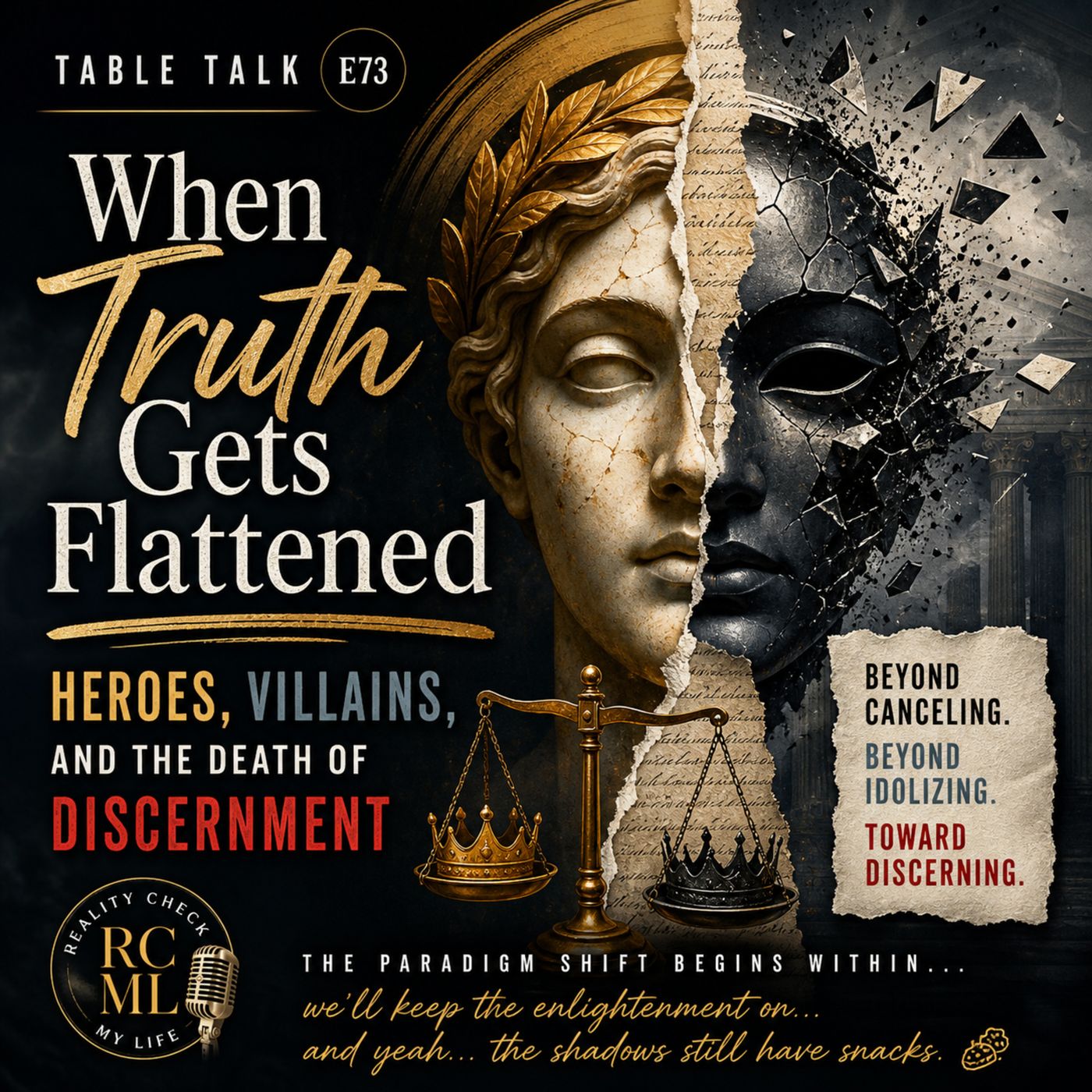 able Talk E73: When Truth Gets Flattened: Heroes, Villains, and the Death of Discernment episode artwork
