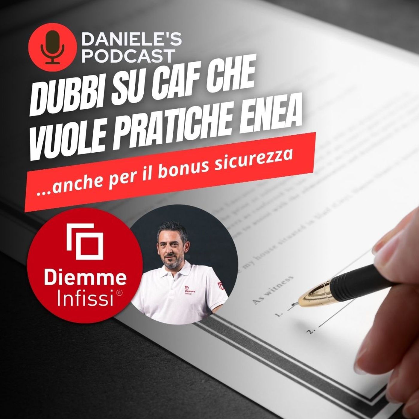 Scegliere Infissi è il Podcast di Daniele Cagnoni - SerramenTecnico - Tutorial Infissi e serramenti