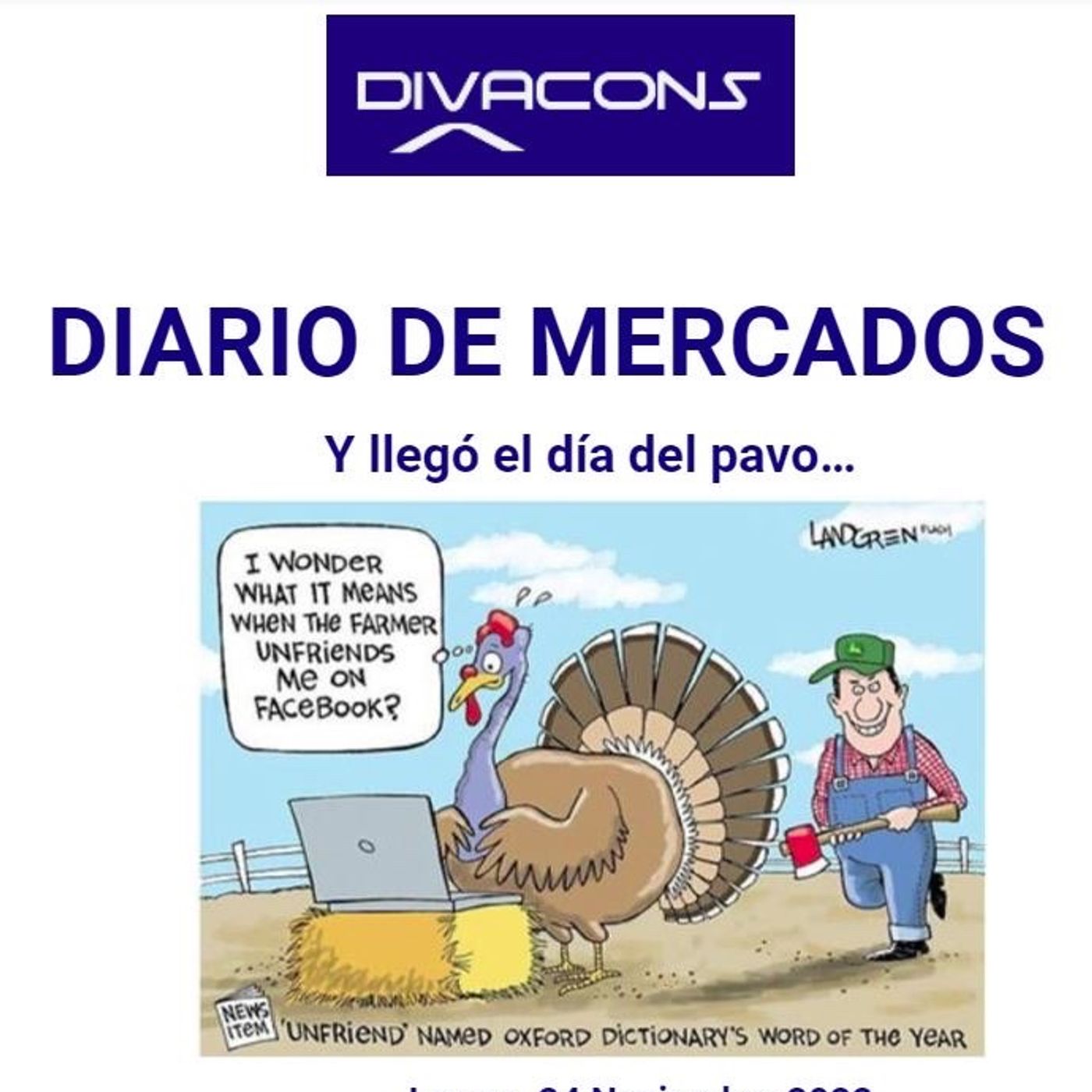 PODCAST DIARIO DE MERCADOS Jueves 24 Nov episode artwork