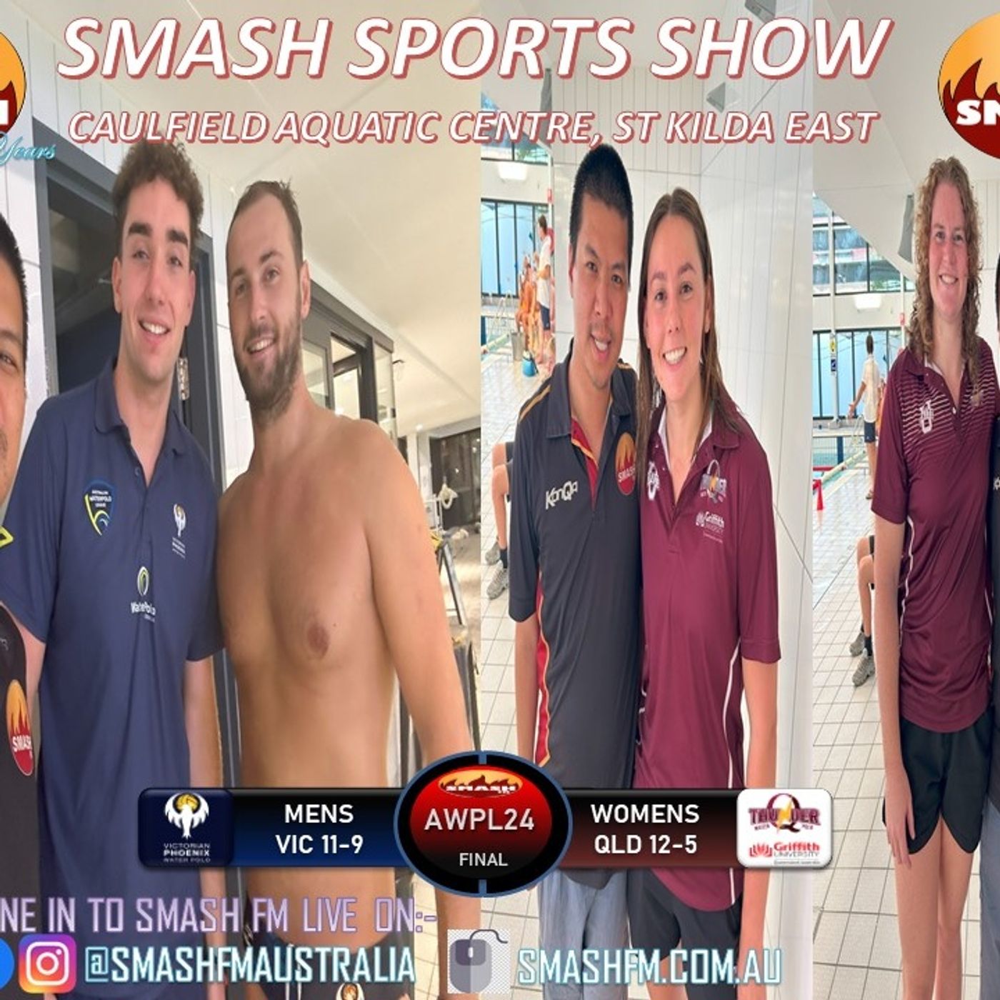 SSS10THYR: AWPL24 Wk18 Post Game Interviews with Queensland Thunder Womens & Victorian Phoenix Mens 160324